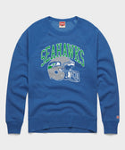 Seattle Seahawks Helmet Retro Crewneck