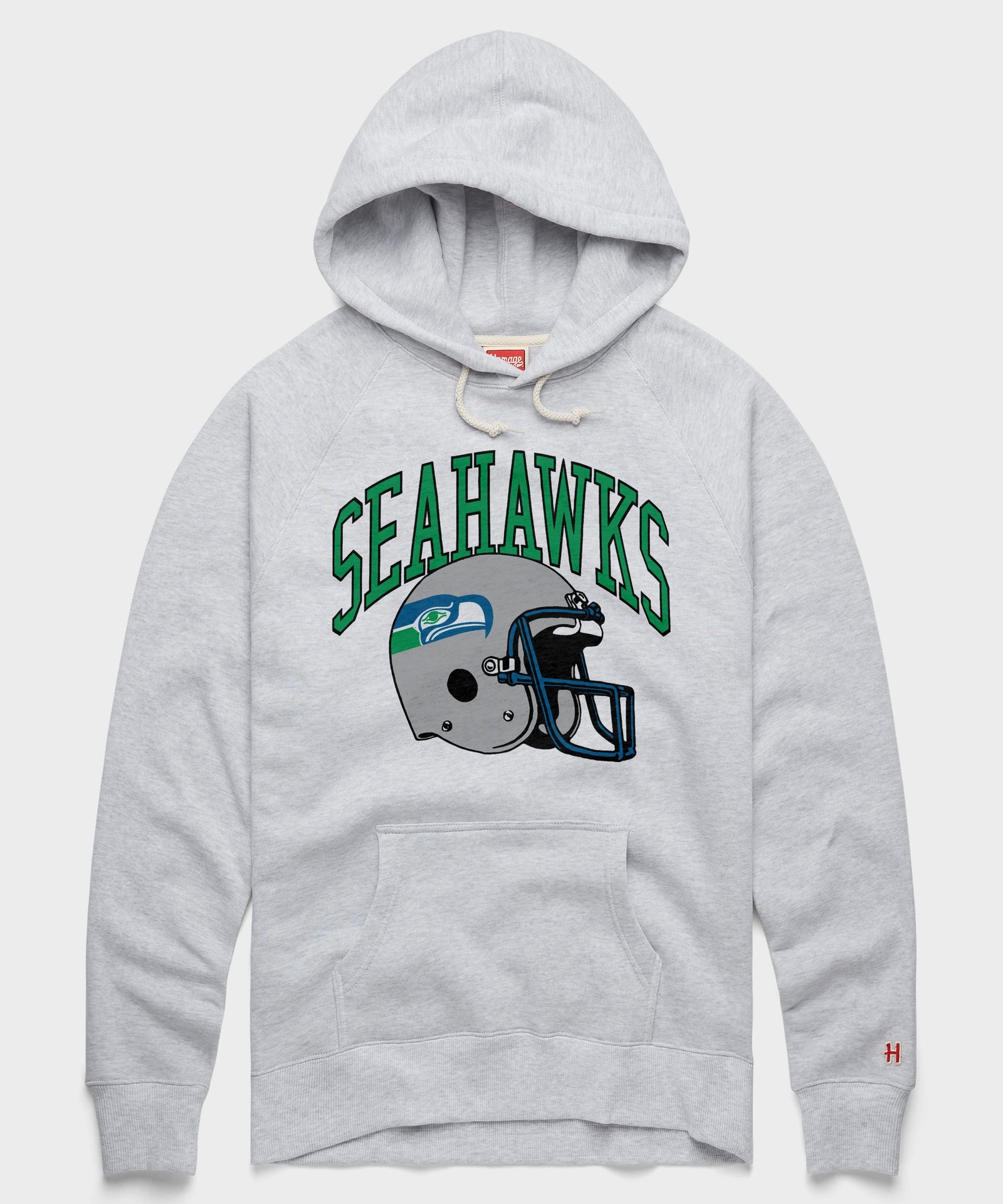 Seattle Seahawks Helmet Retro Hoodie