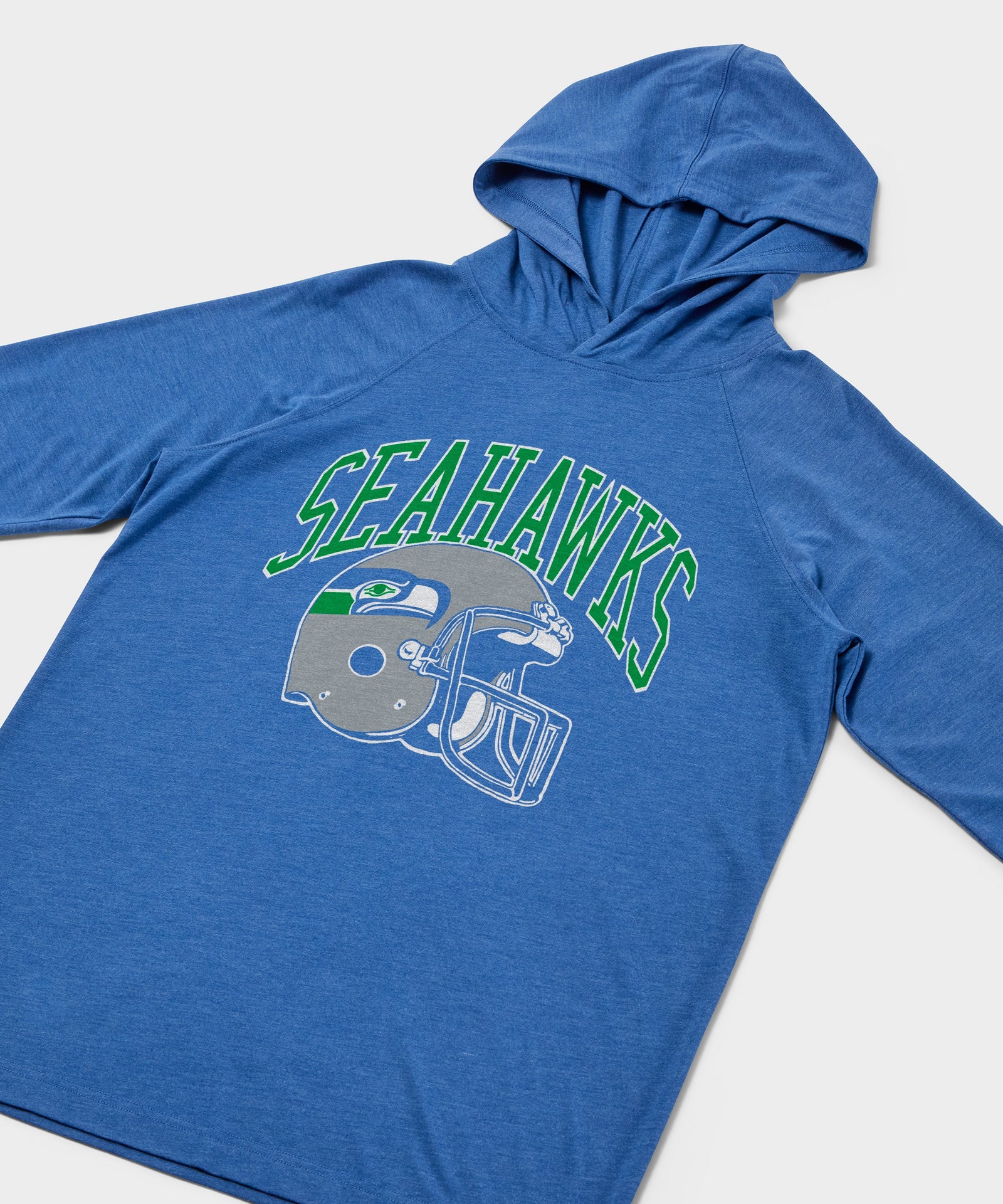 Seattle Seahawks Helmet Retro Lightweight Hoodie
