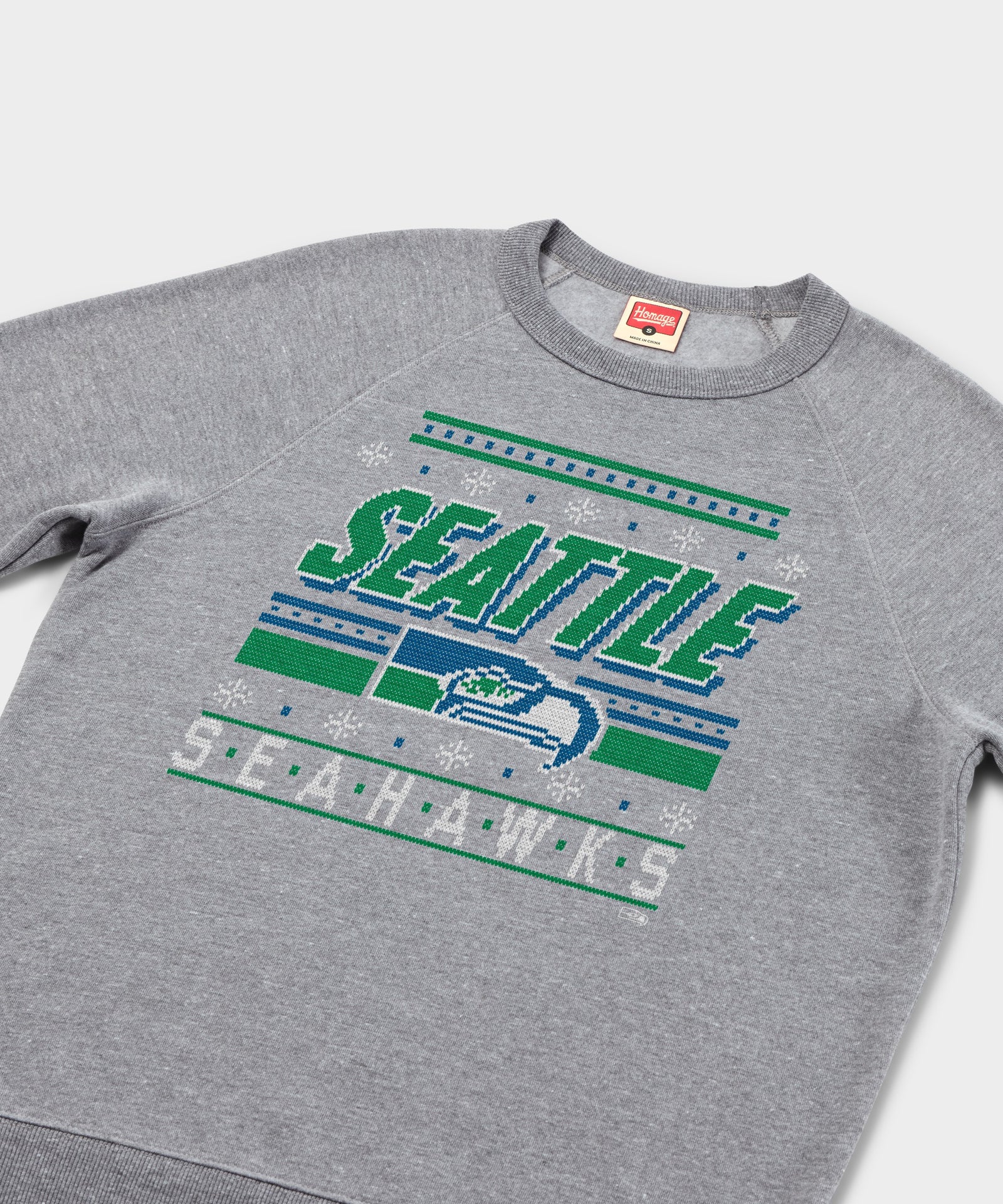 Seattle Seahawks Holiday Crewneck