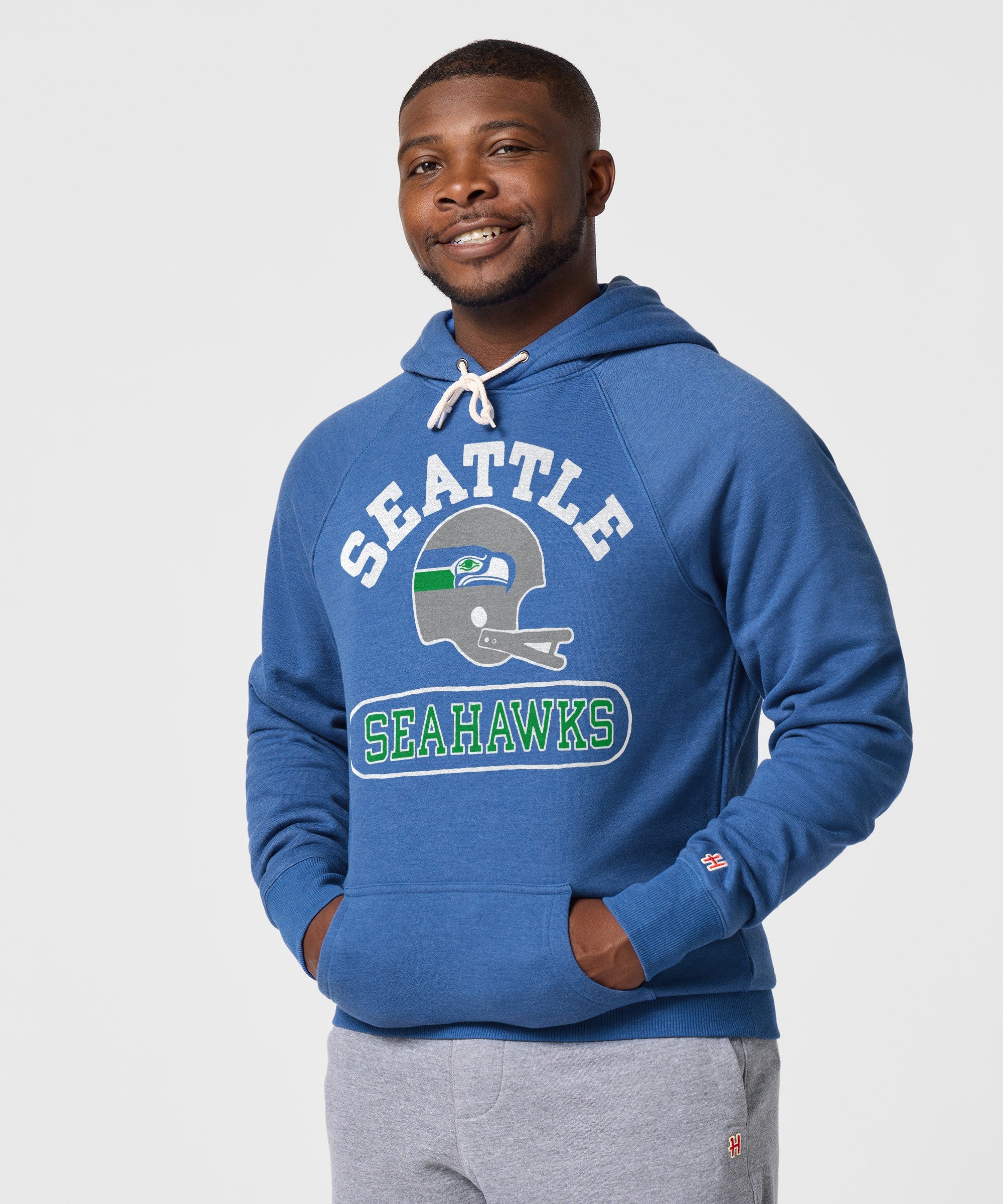 Seattle Seahawks Throwback Helmet Hoodie