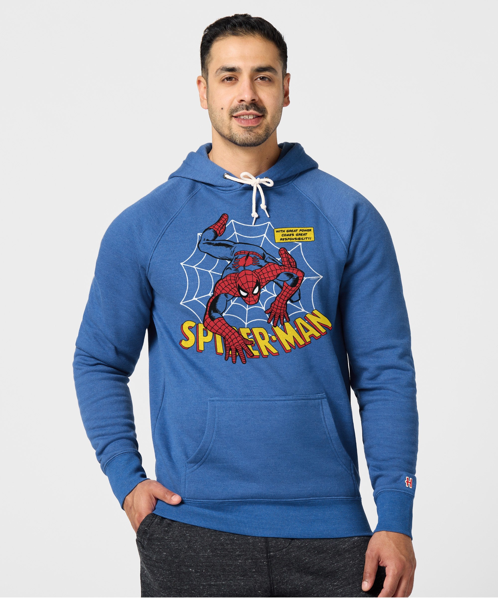 Spider Man With Great Power Hoodie