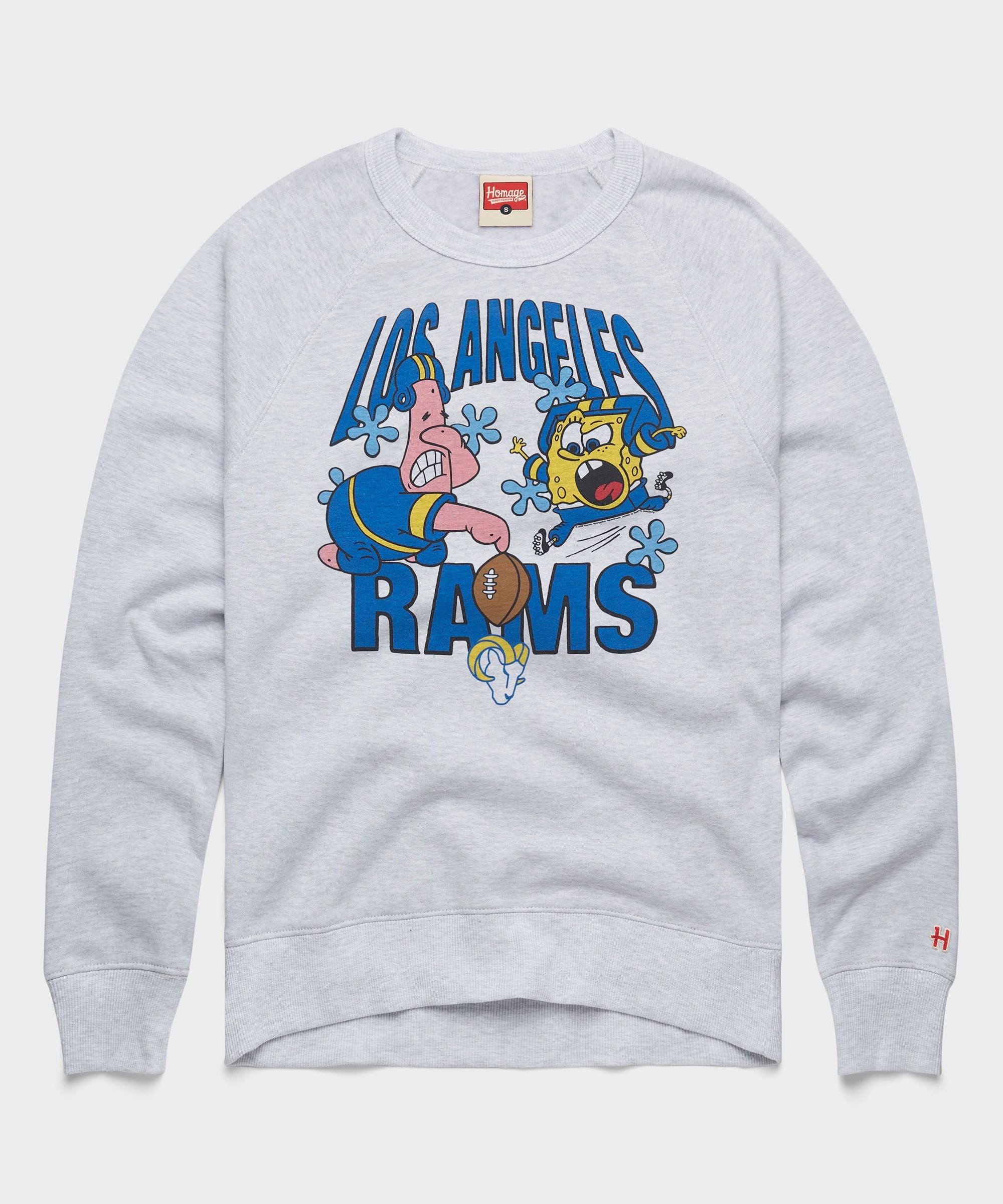 SpongeBob And Patrick X LA Rams Crewneck
