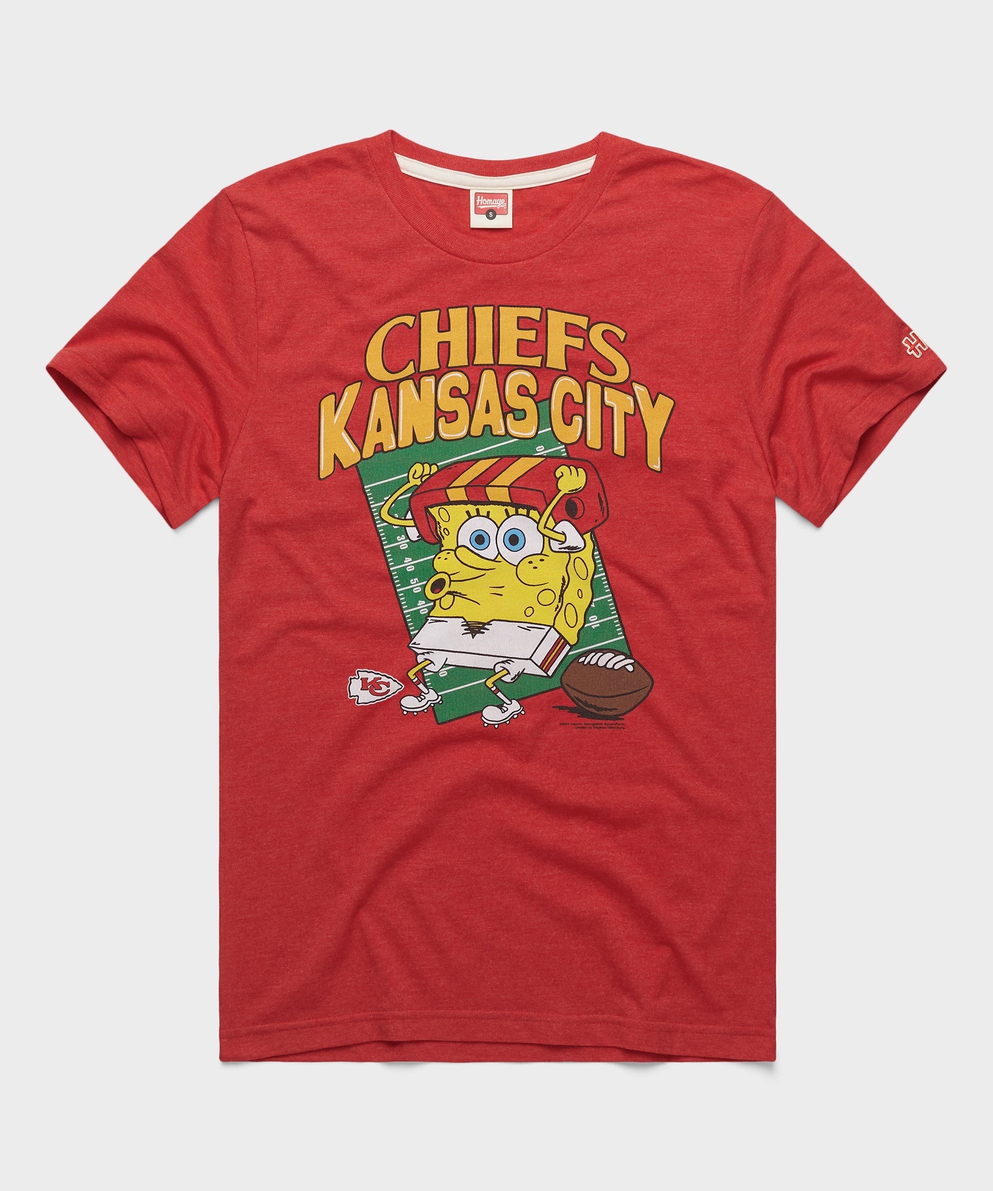 SpongeBob SquarePants x Kansas City Chiefs Red