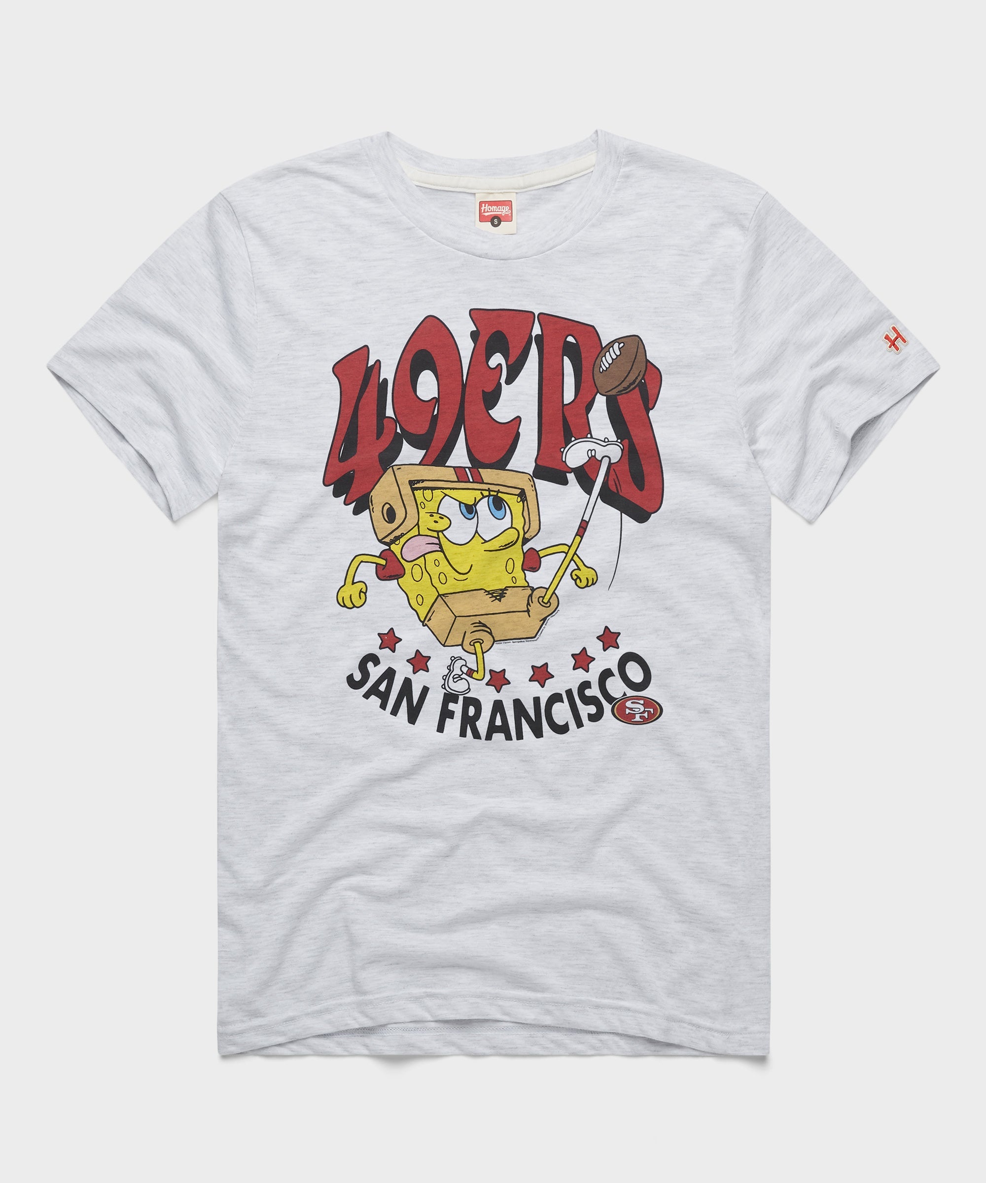 SpongeBob SquarePants x San Francisco 49ers | Retro NFL T-Shirt