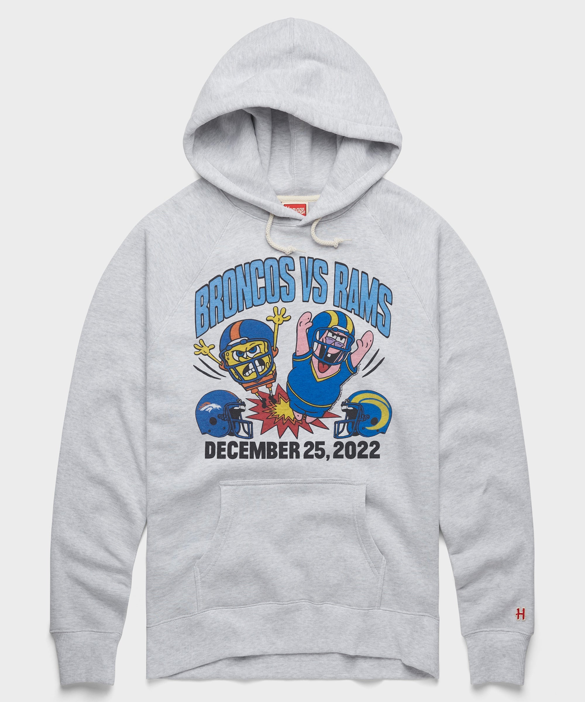 SpongeBob X Broncos Vs Rams 2022 Hoodie