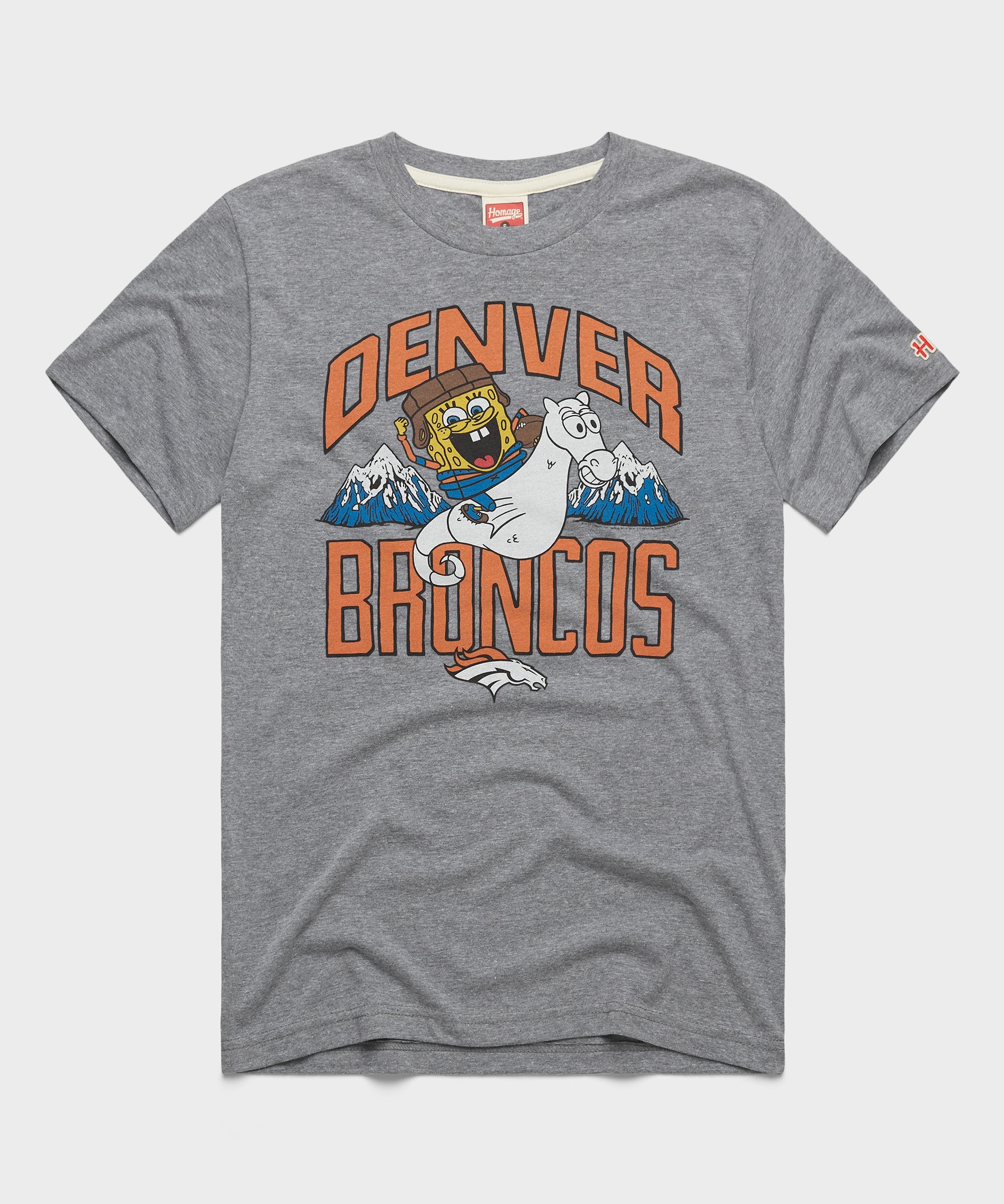 SpongeBob X Denver Broncos Grey
