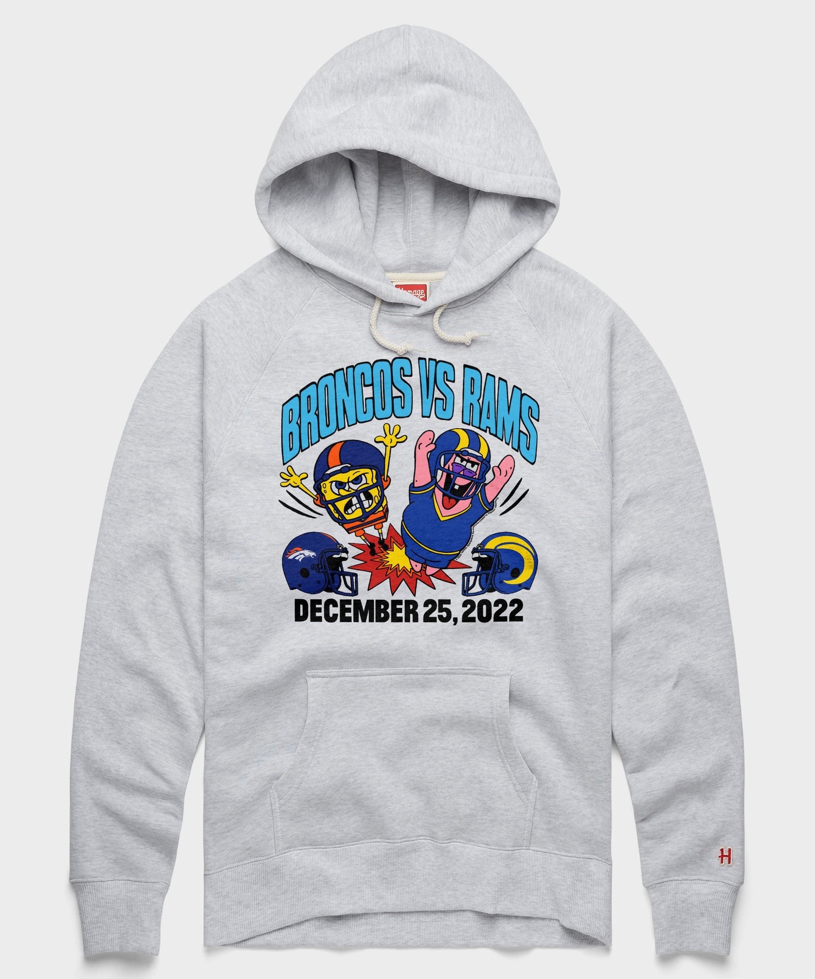 Spongebob X Broncos Vs Rams 2022 Hoodie