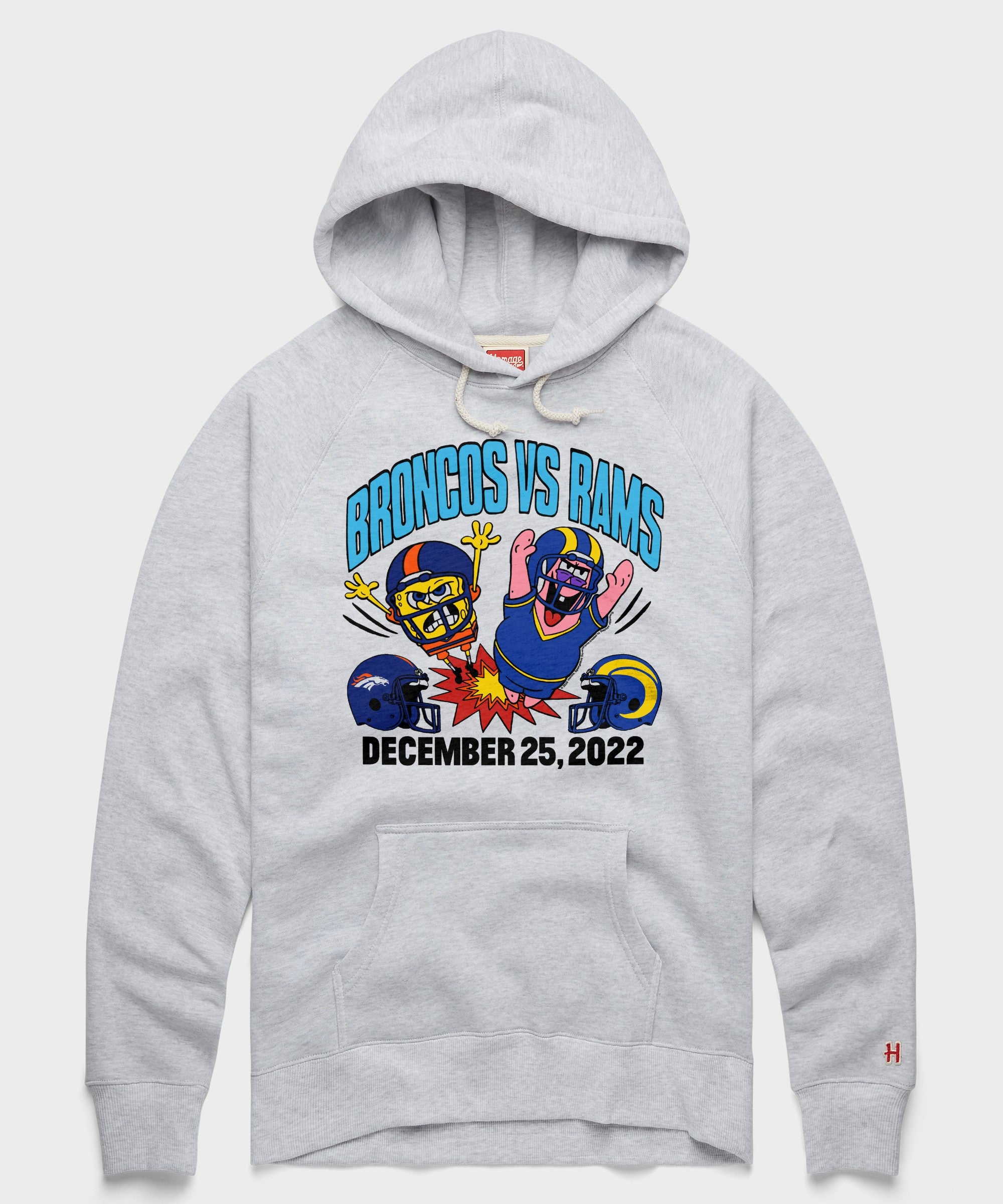 Spongebob X Broncos Vs Rams 2022 Hoodie