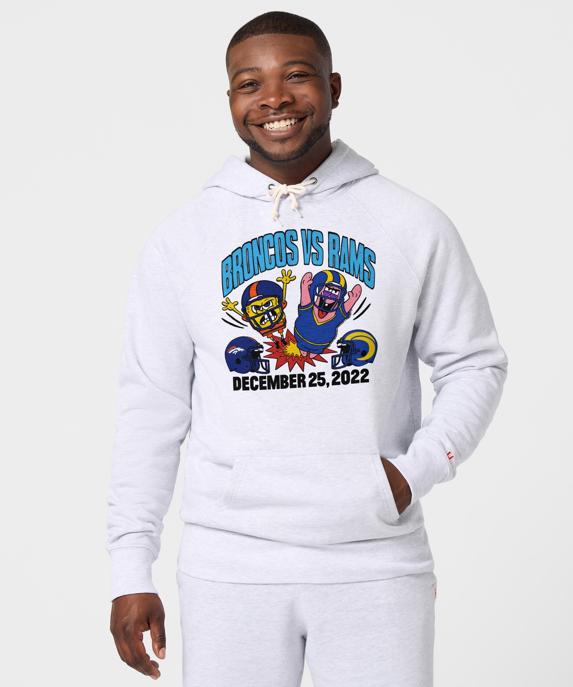 Spongebob X Broncos Vs Rams 2022 Hoodie