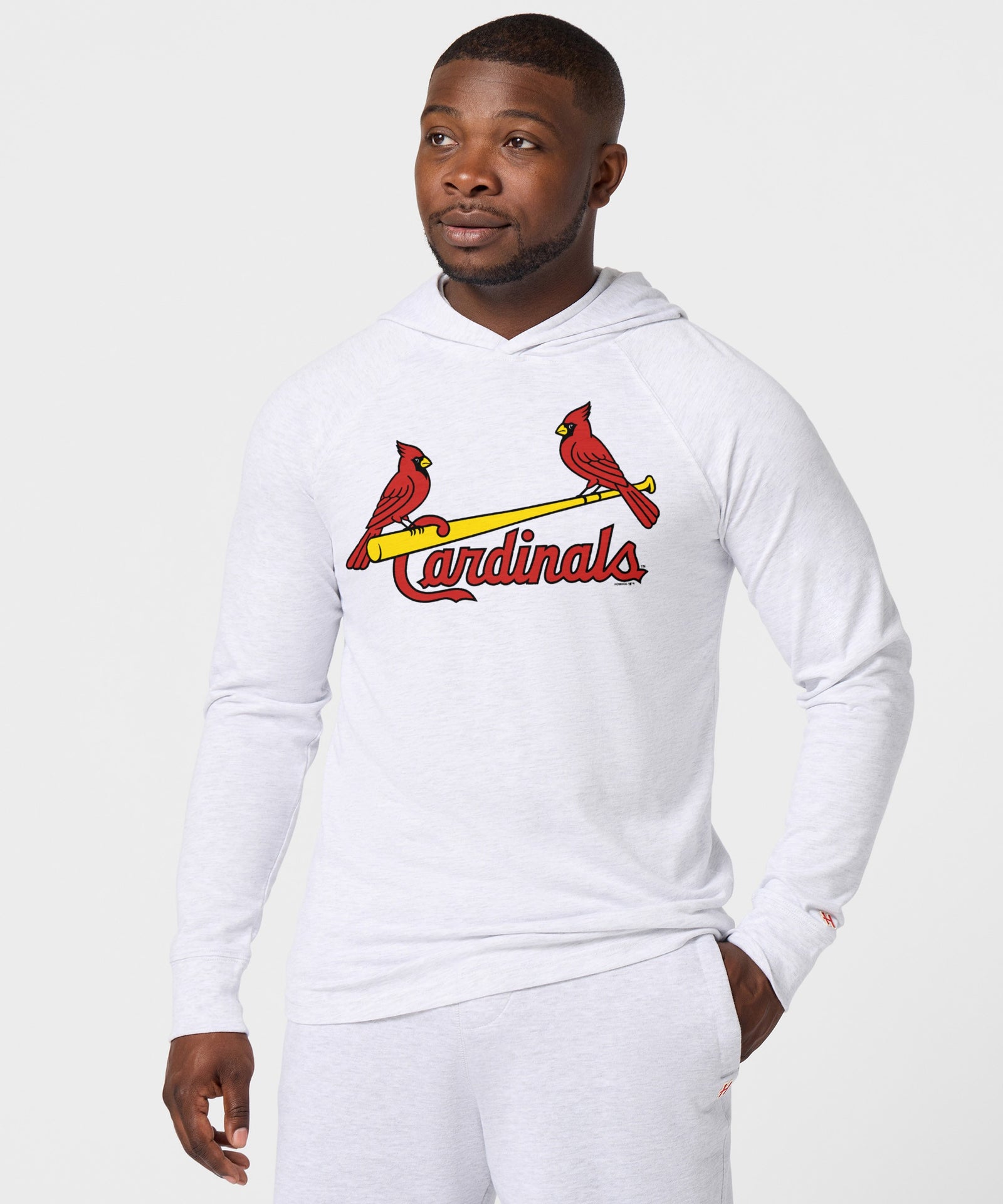St. Louis Cardinals Jersey Logo '99 Lightweight Hoodie