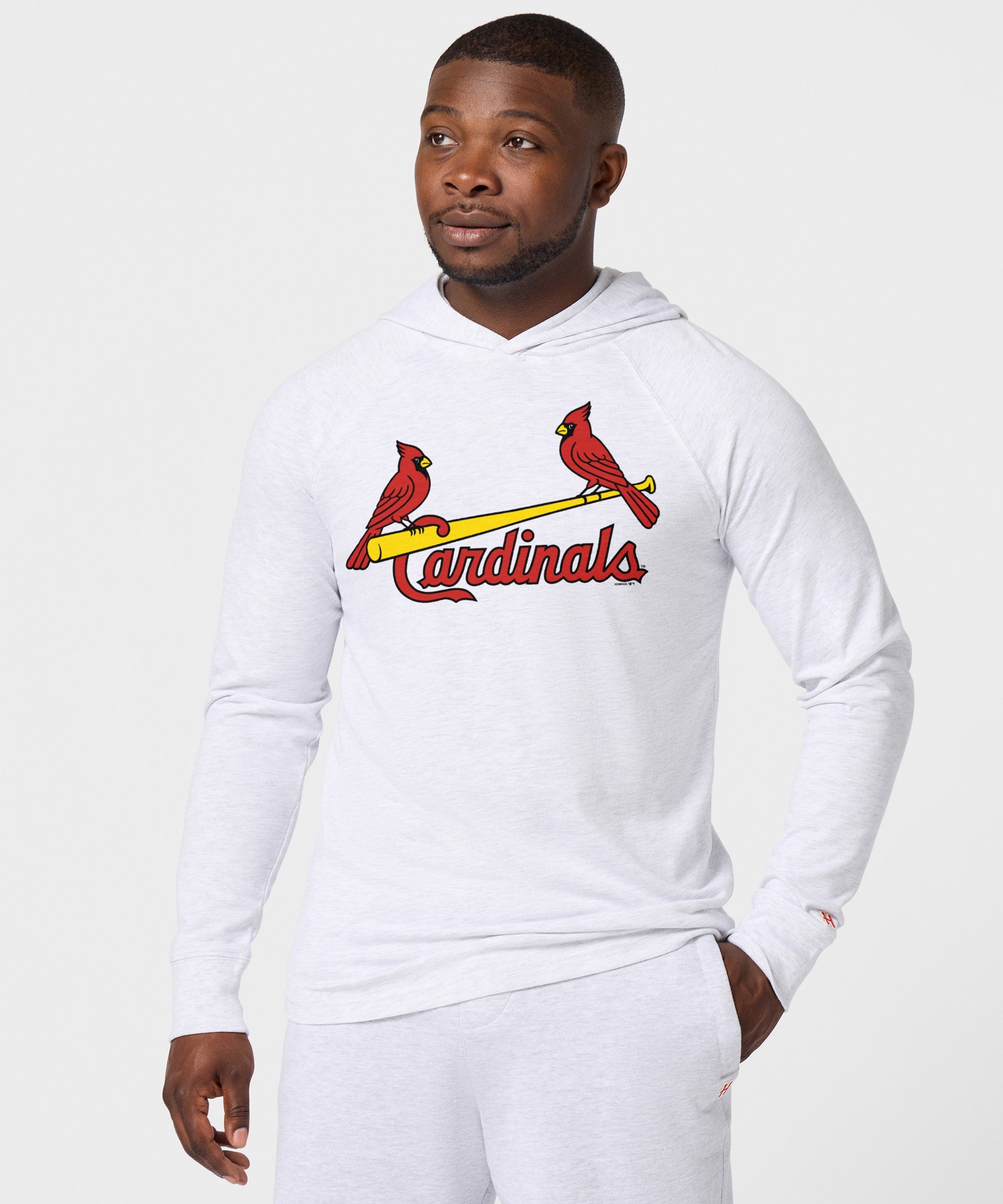 St. Louis Cardinals Jersey Logo '99 Lightweight Hoodie