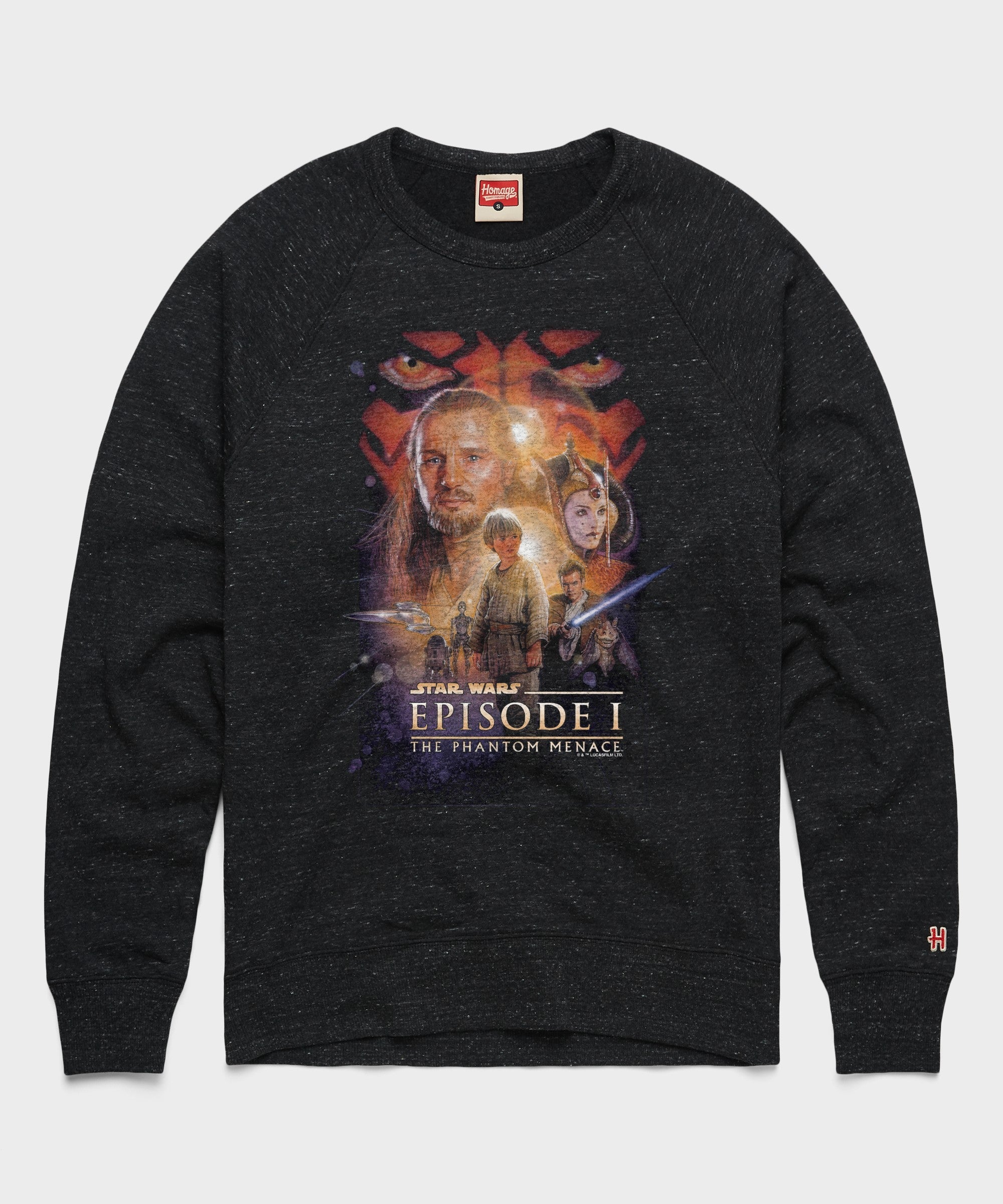 Star Wars Episode I The Phantom Menace Poster Crewneck