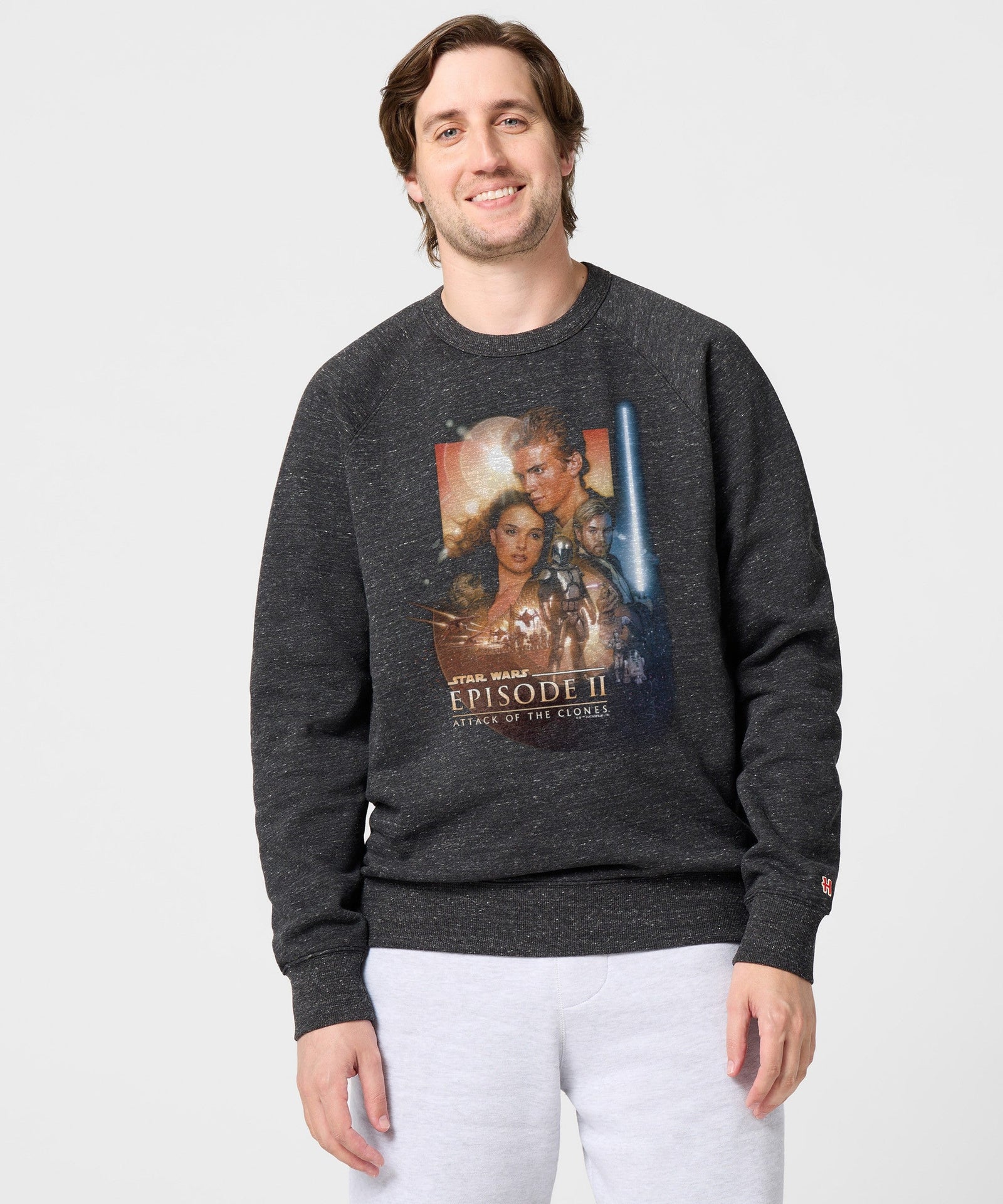 Star Wars Episode II Attack Of The Clones Poster Crewneck