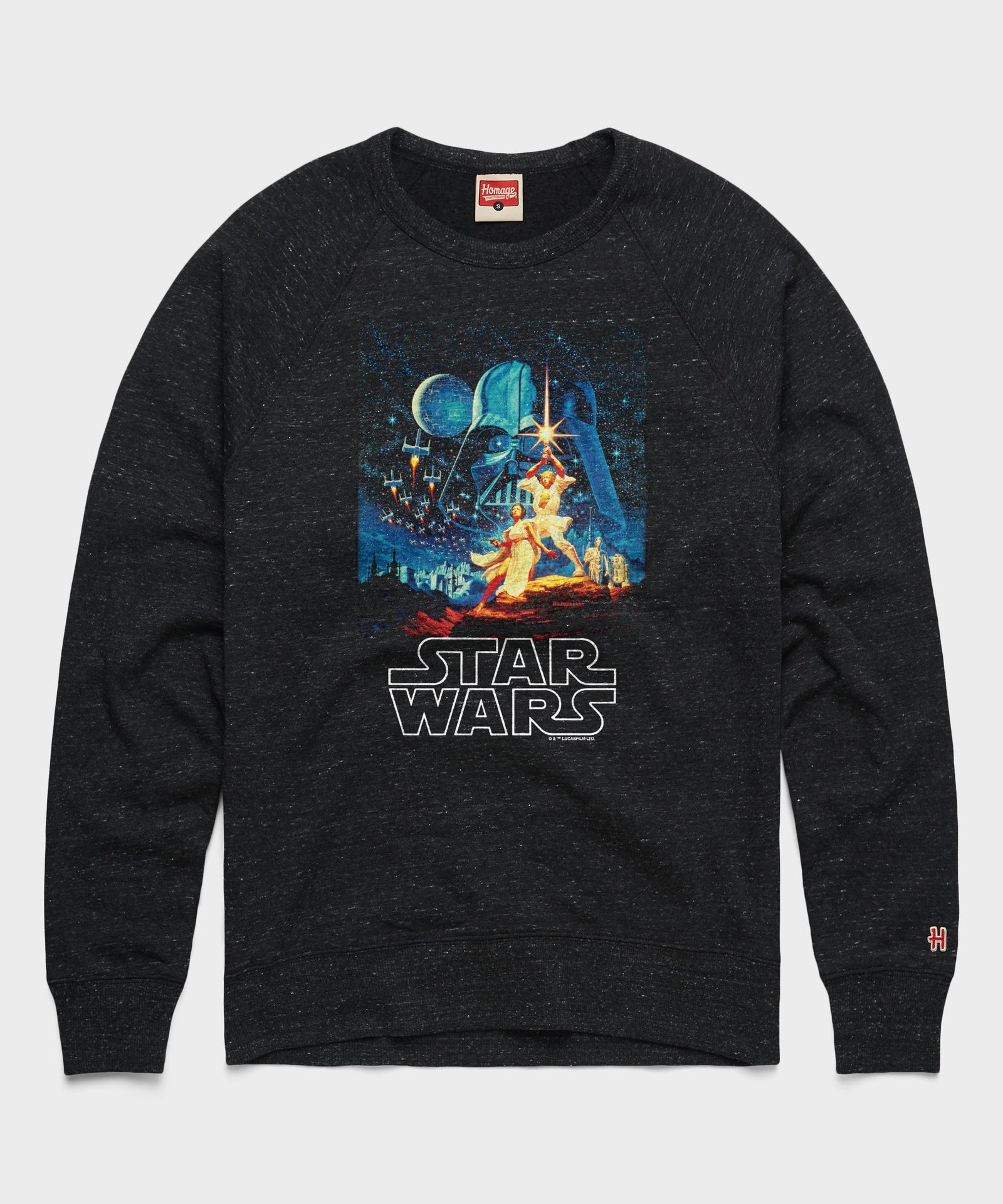 Star Wars Episode Iv A New Hope Poster Crewneck