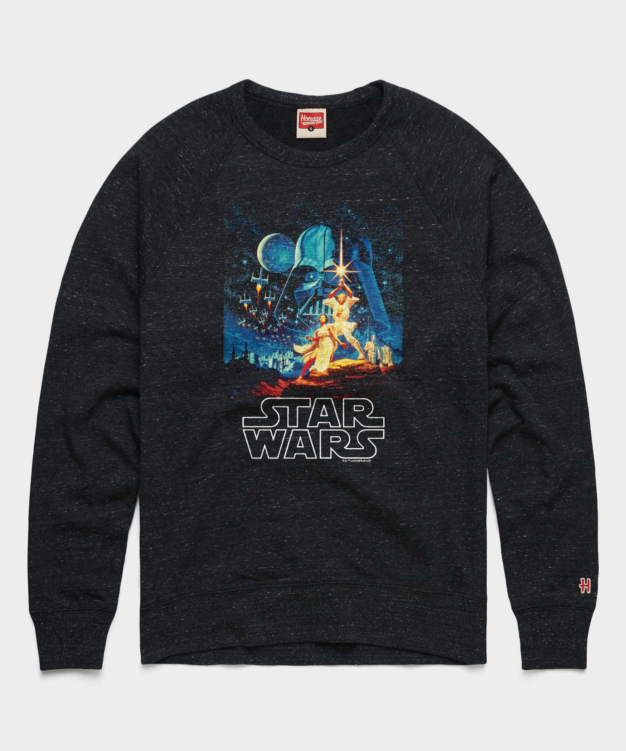 Star Wars Episode Iv A New Hope Poster Crewneck