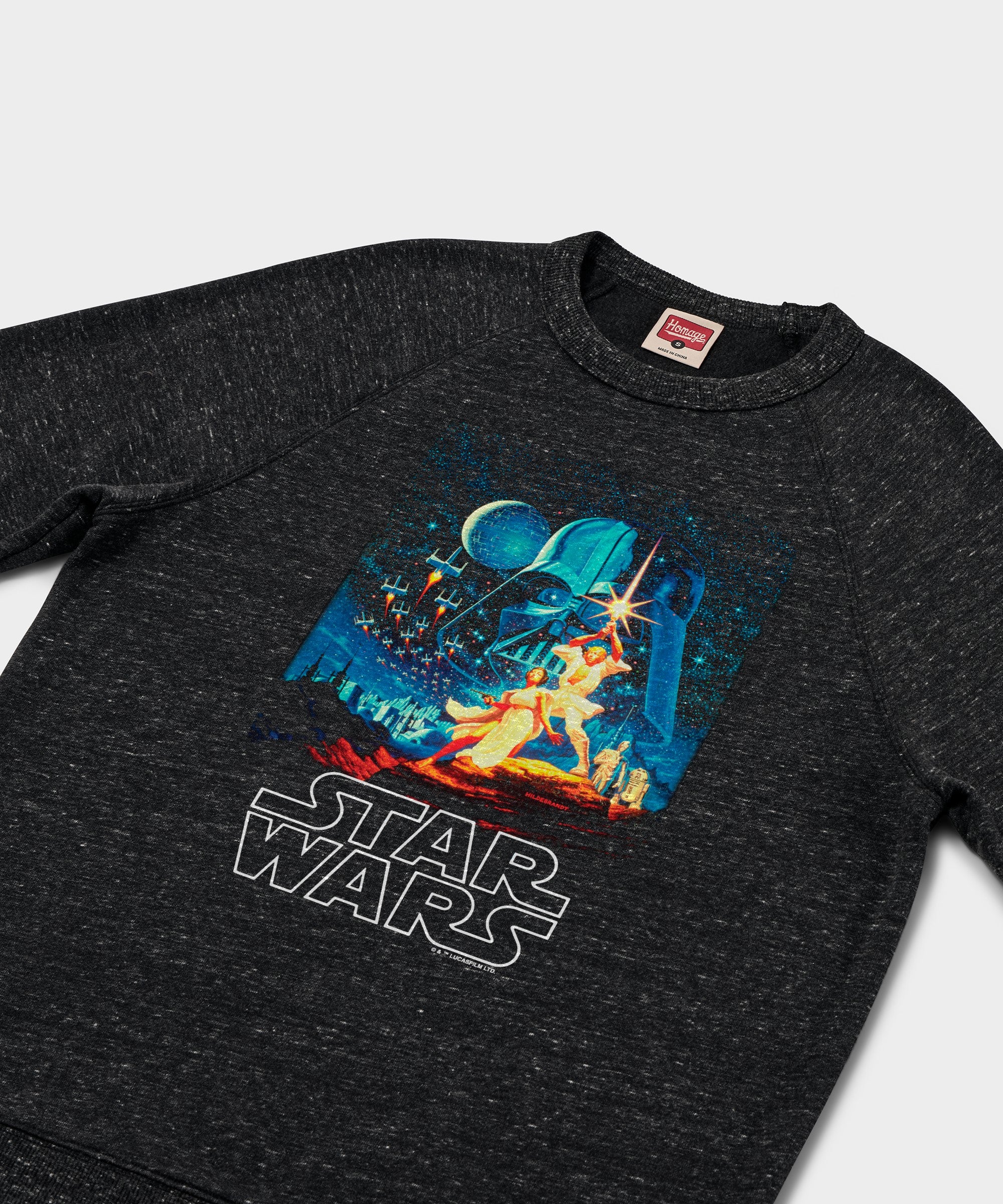 Star Wars Episode Iv A New Hope Poster Crewneck