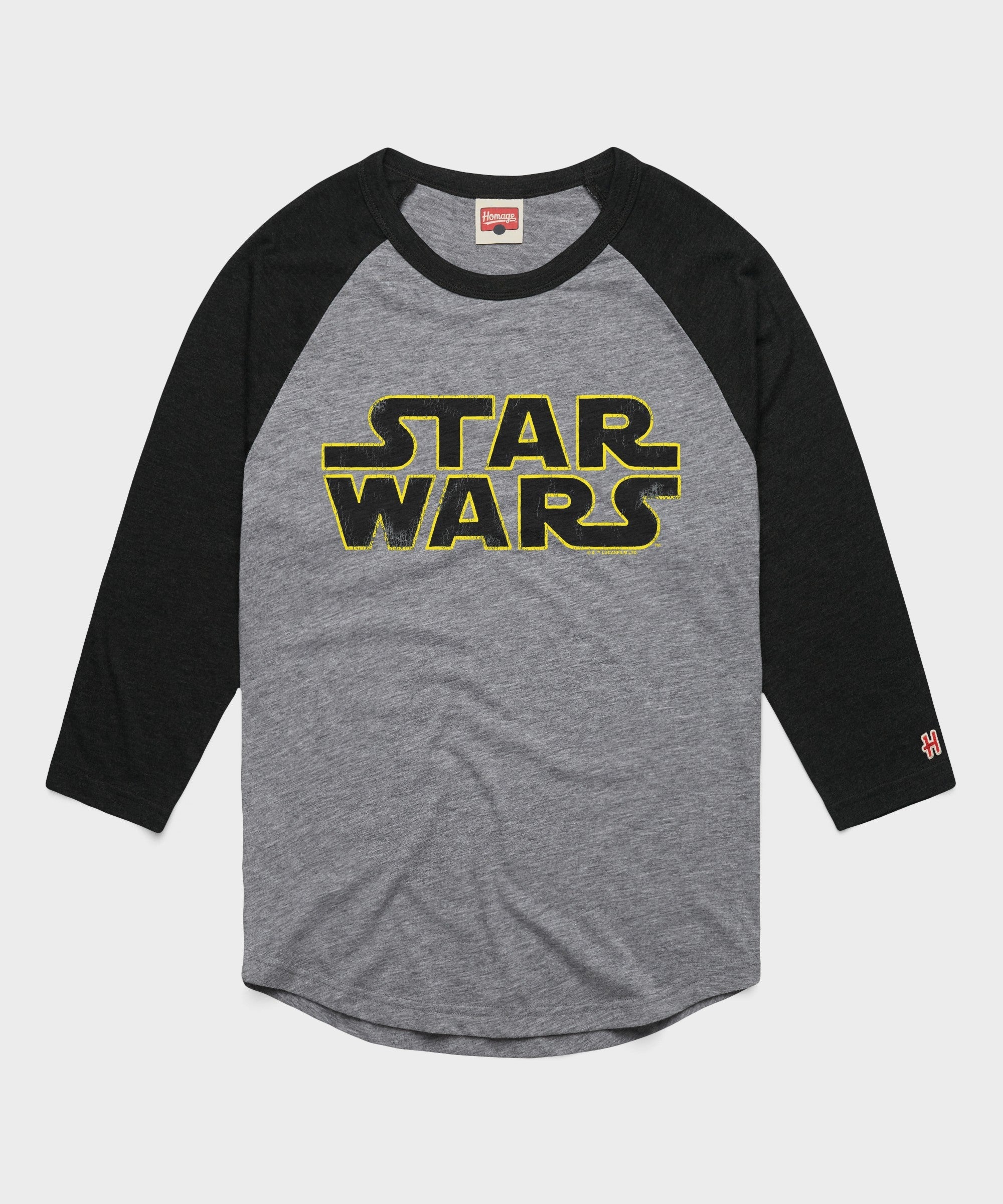 star wars logo raglan
