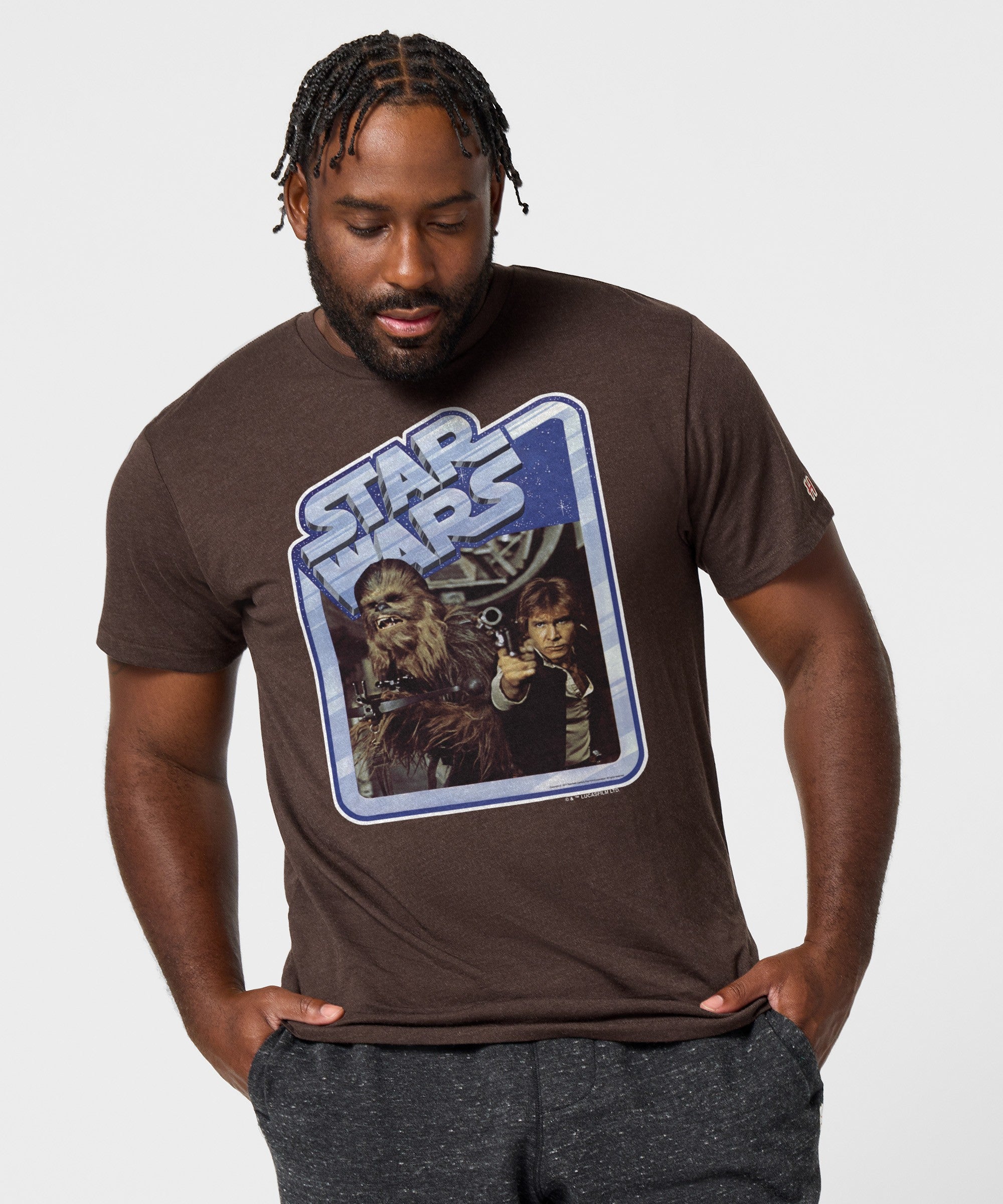Star Wars Retro Han Solo And Chewbacca