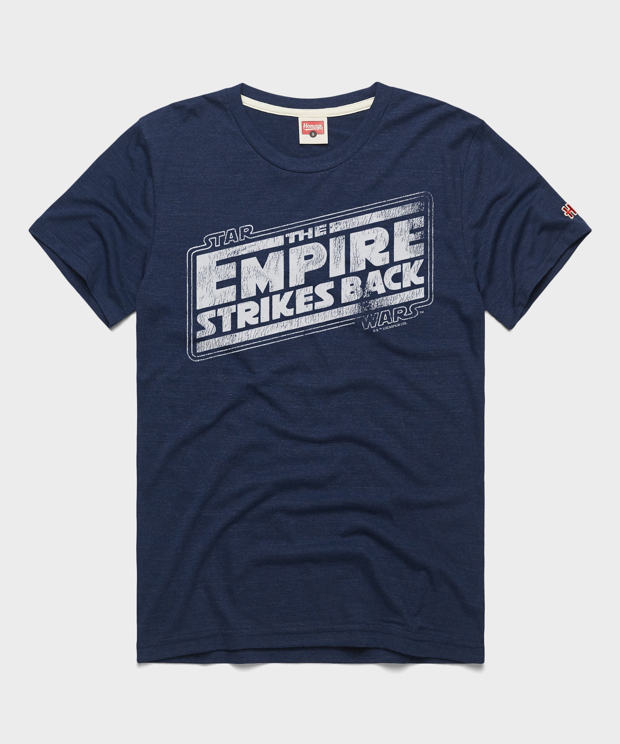 Star Wars The Empire Strikes Back Logo Navy