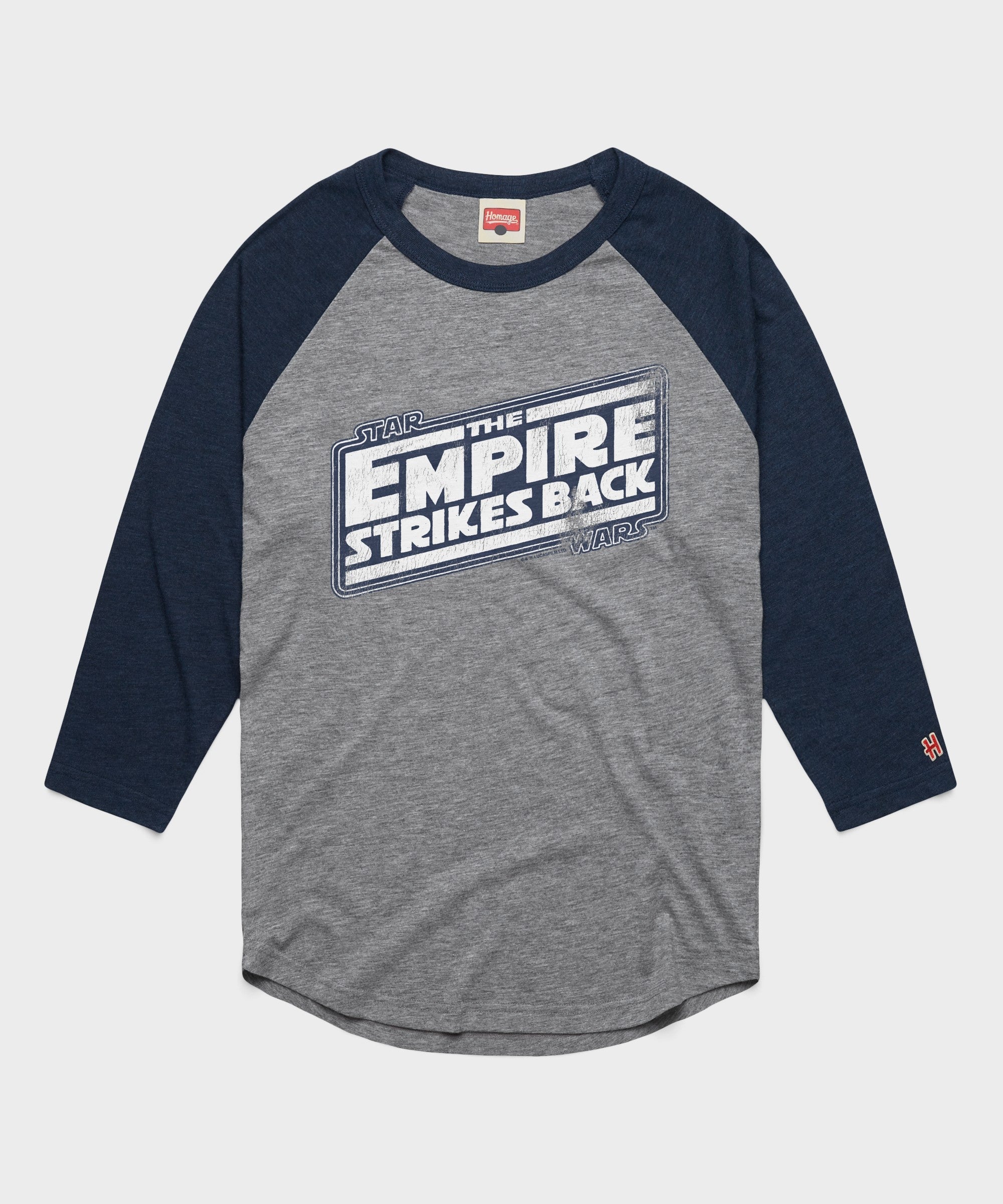 Star Wars The Empire Strikes Back Logo Raglan