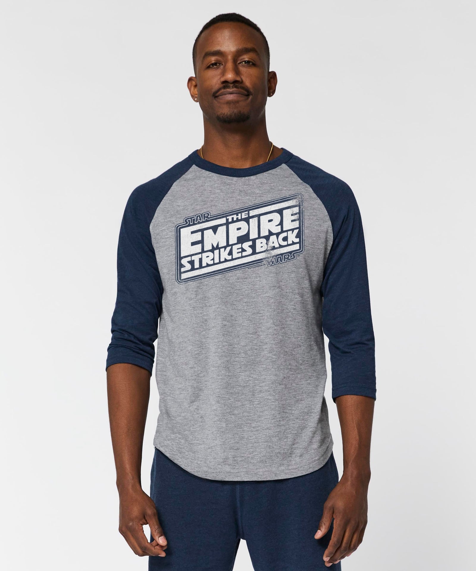 Star Wars The Empire Strikes Back Logo Raglan