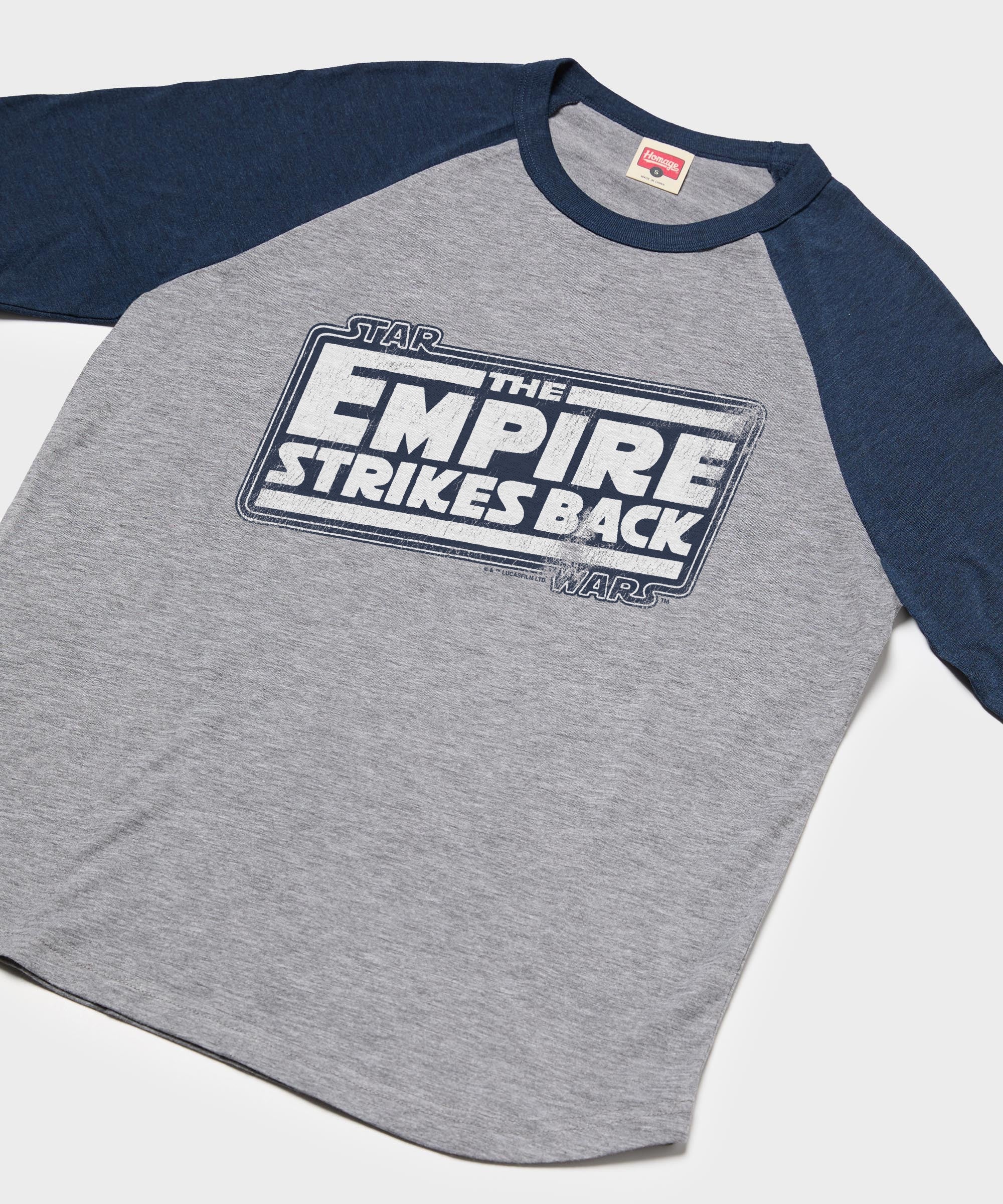 Star Wars The Empire Strikes Back Logo Raglan