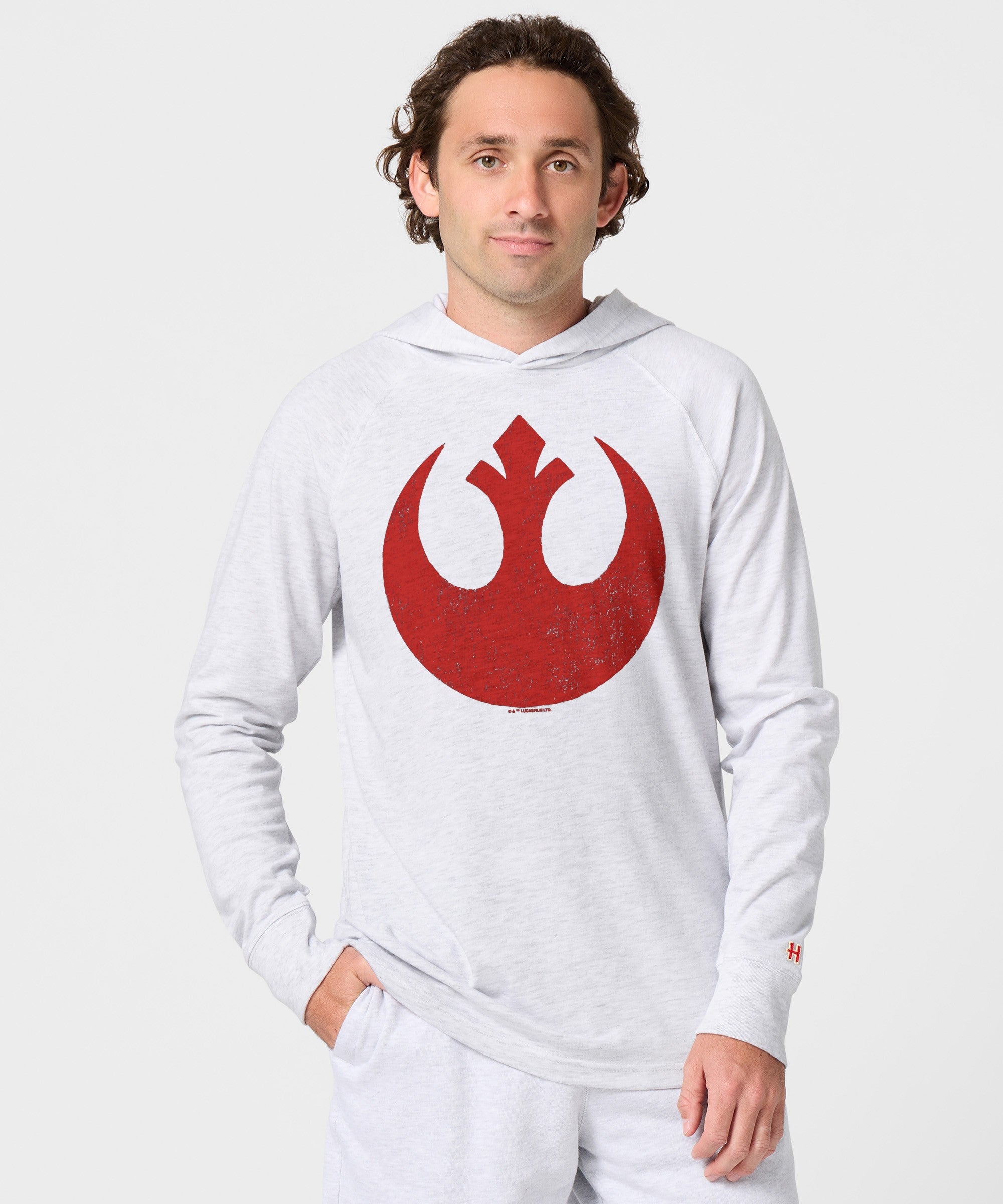 Star Wars The Rebellion Logo Lightweight Hoodie