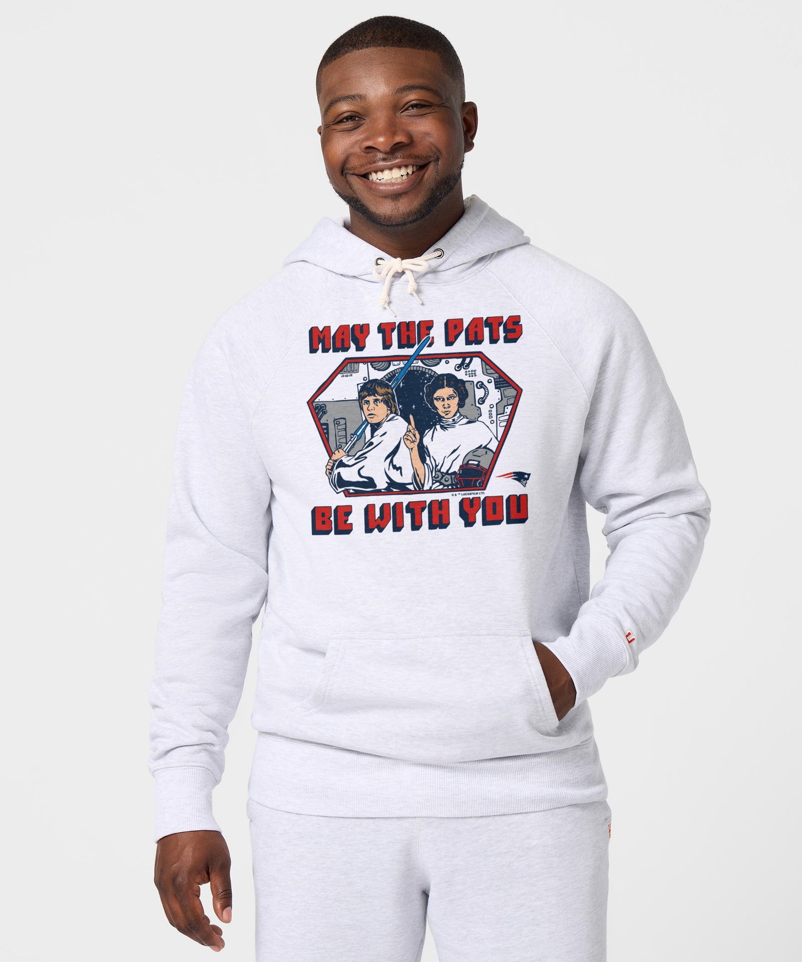 Star Wars X New England Patriots Light Side Hoodie