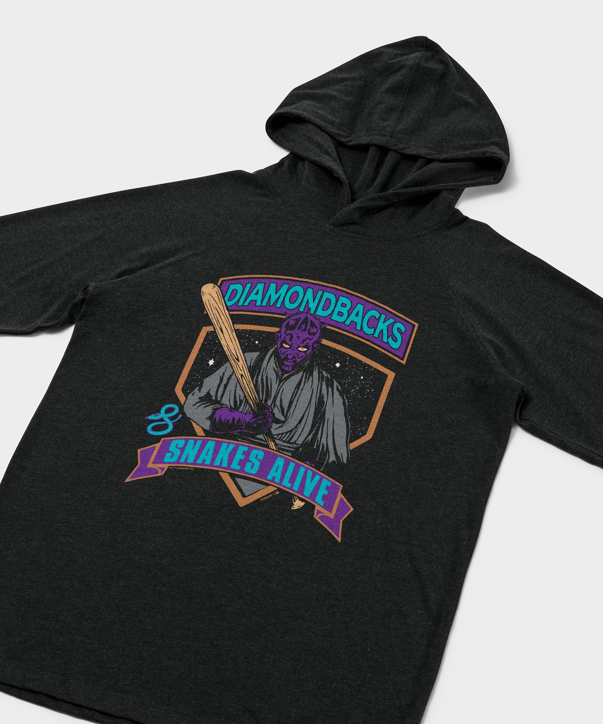 star wars x arizona diamondbacks dark side lightweight hoodie