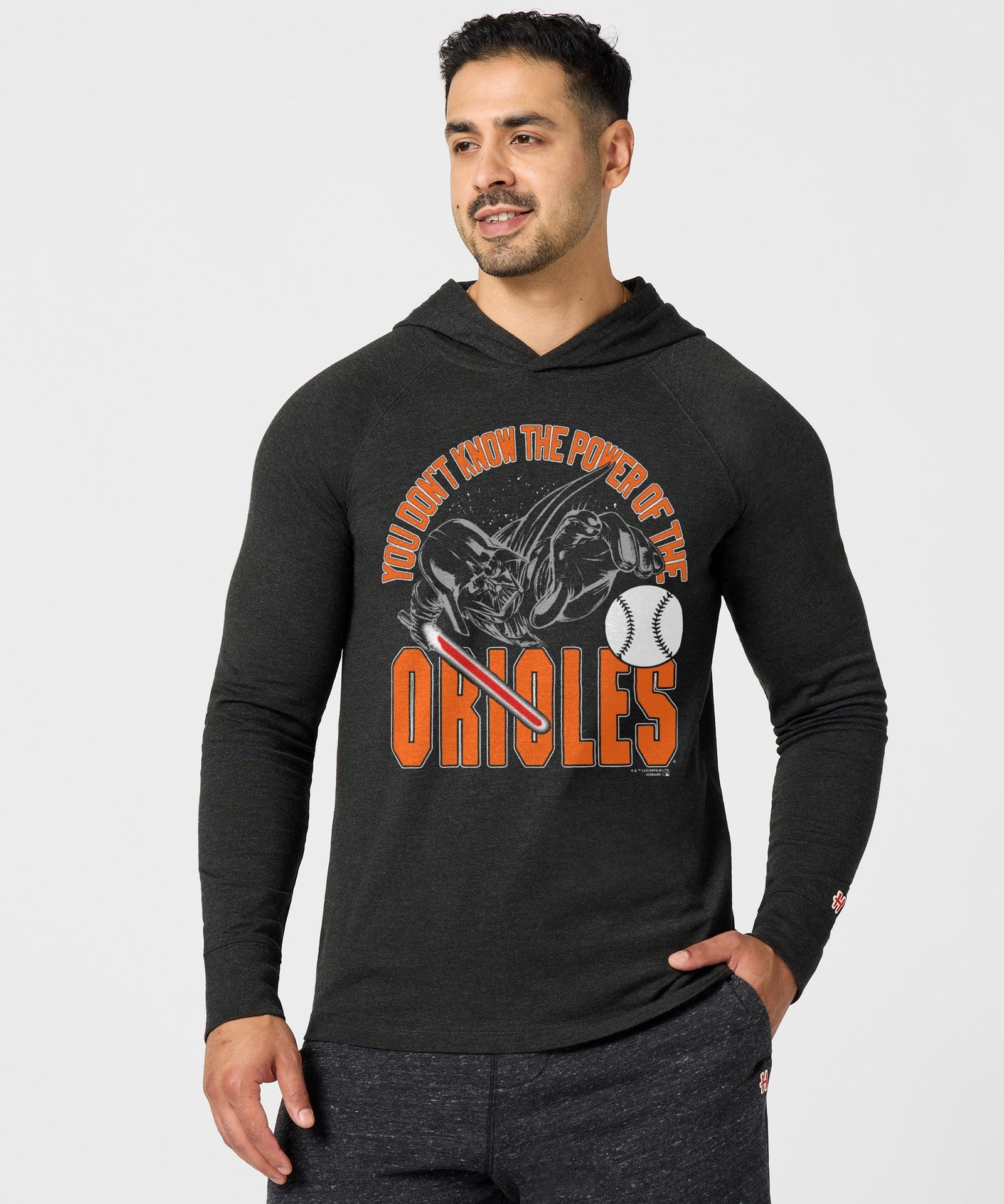 Star Wars x Baltimore Orioles Dark Side Lightweight Hoodie