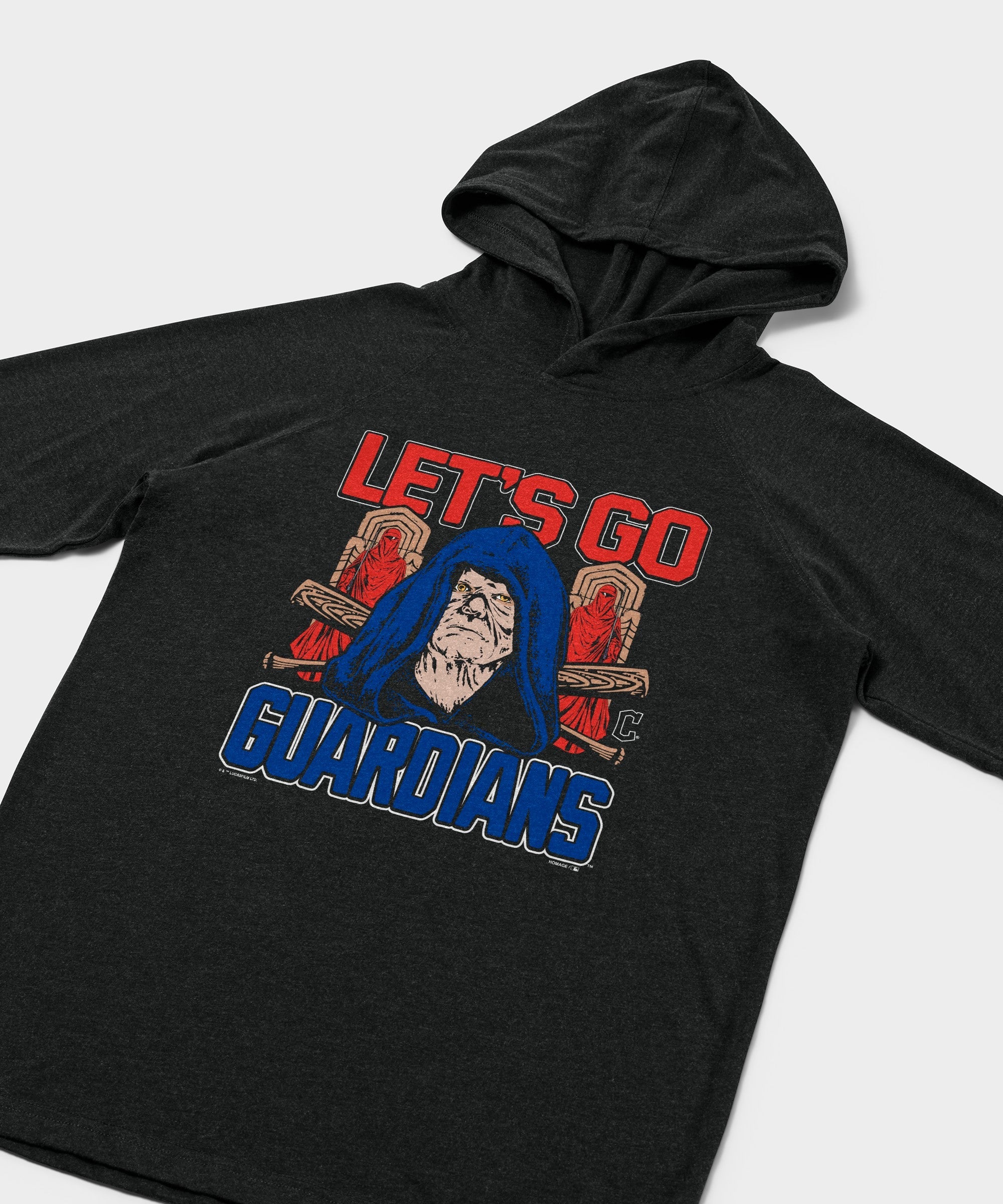 star wars x cleveland guardians dark side lightweight hoodie