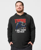 star wars x minnesota twins dark side lightweight hoodie