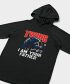 star wars x minnesota twins dark side lightweight hoodie