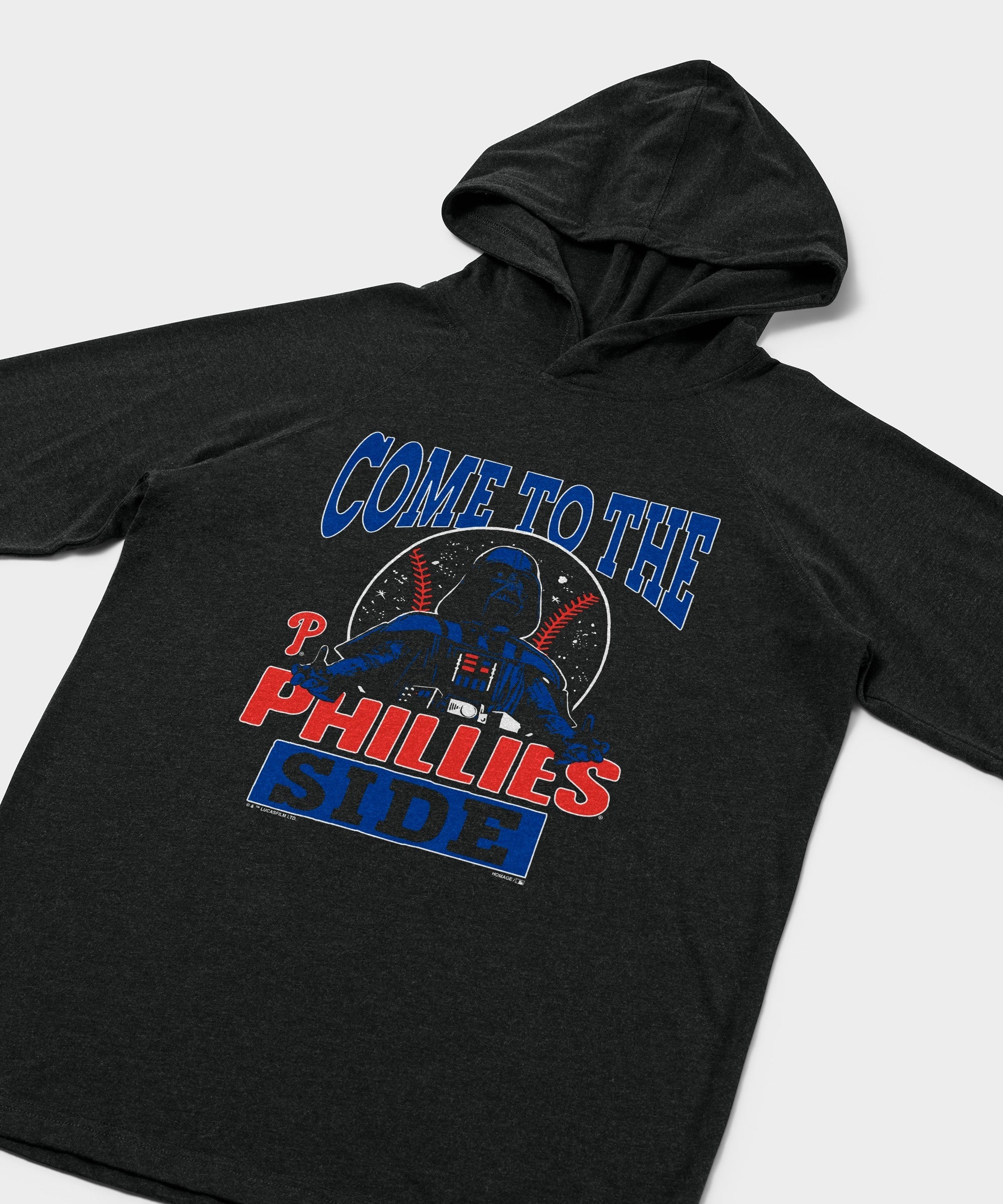 star wars x philadelphia phillies dark side lightweight hoodie