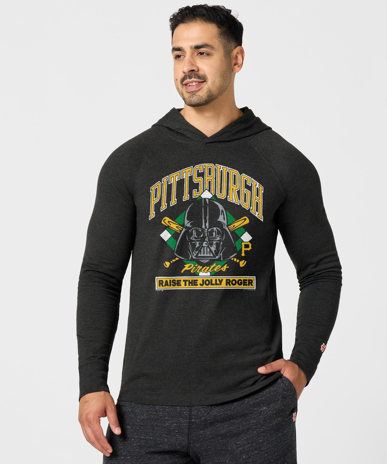 star wars x pittsburgh pirates dark side lightweight hoodie