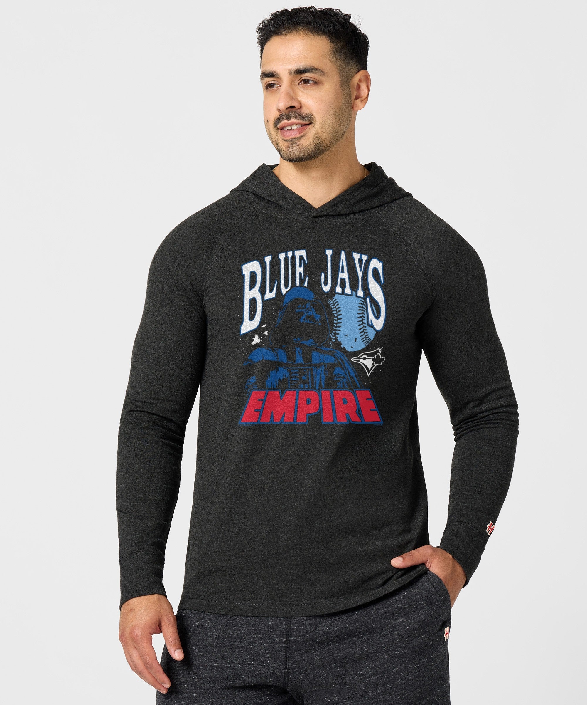 star wars x toronto blue jays dark side lightweight hoodie