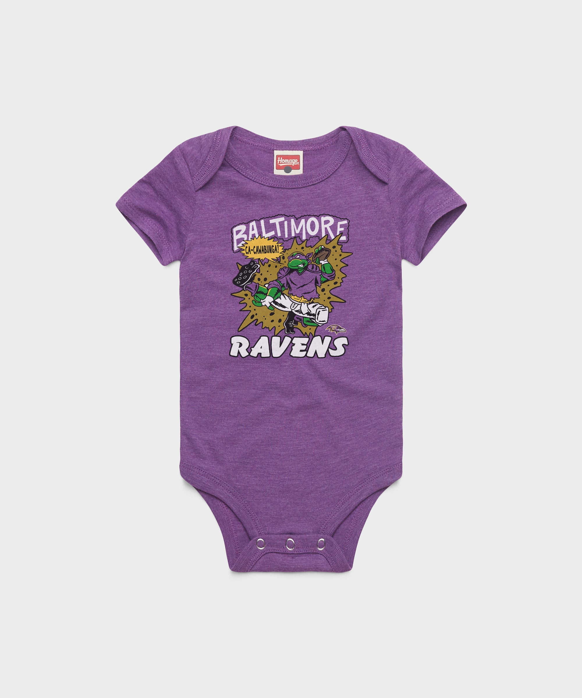 TMNT Donatello x Baltimore Ravens Baby One Piece
