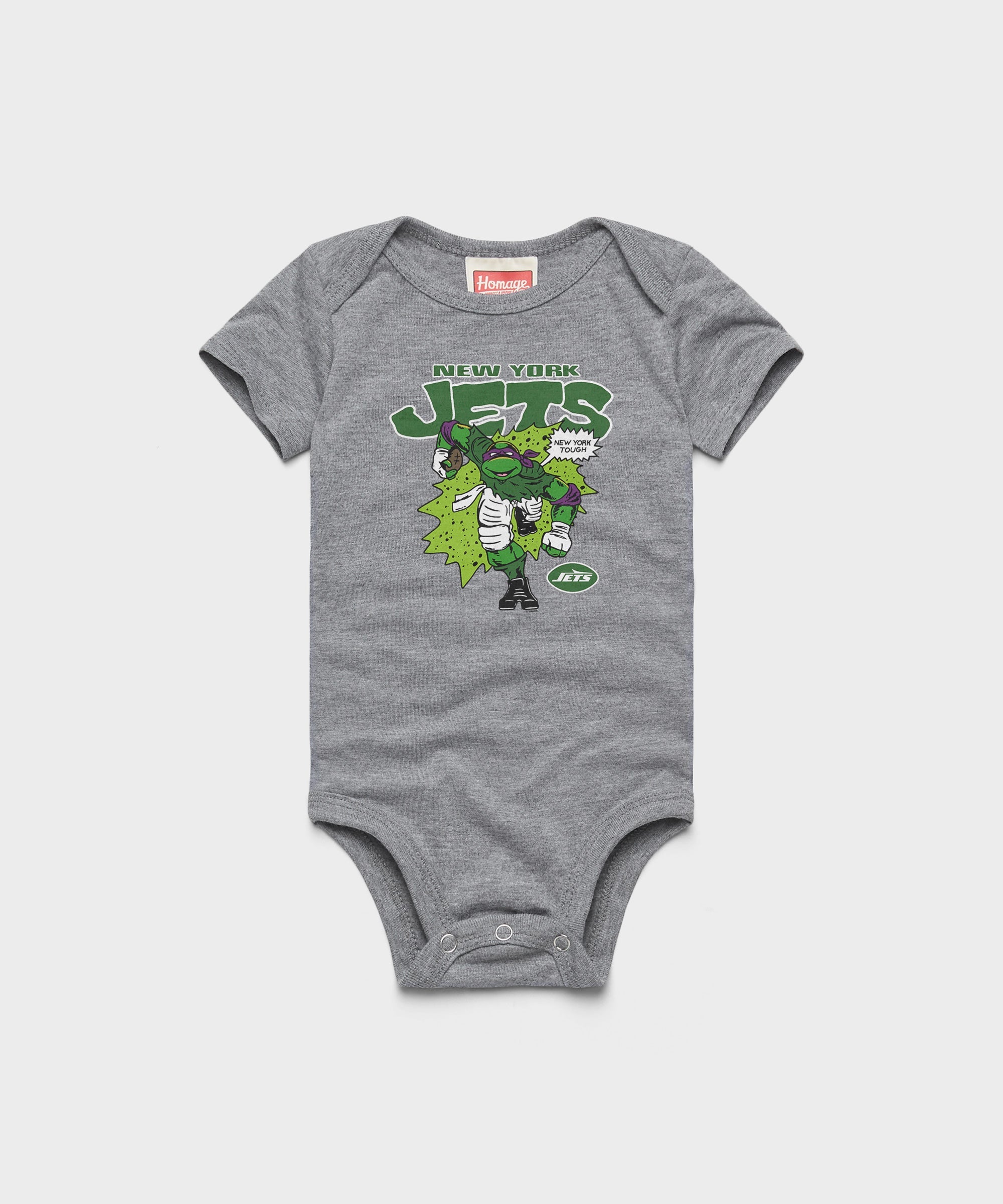TMNT Donatello x New York Jets Baby One Piece