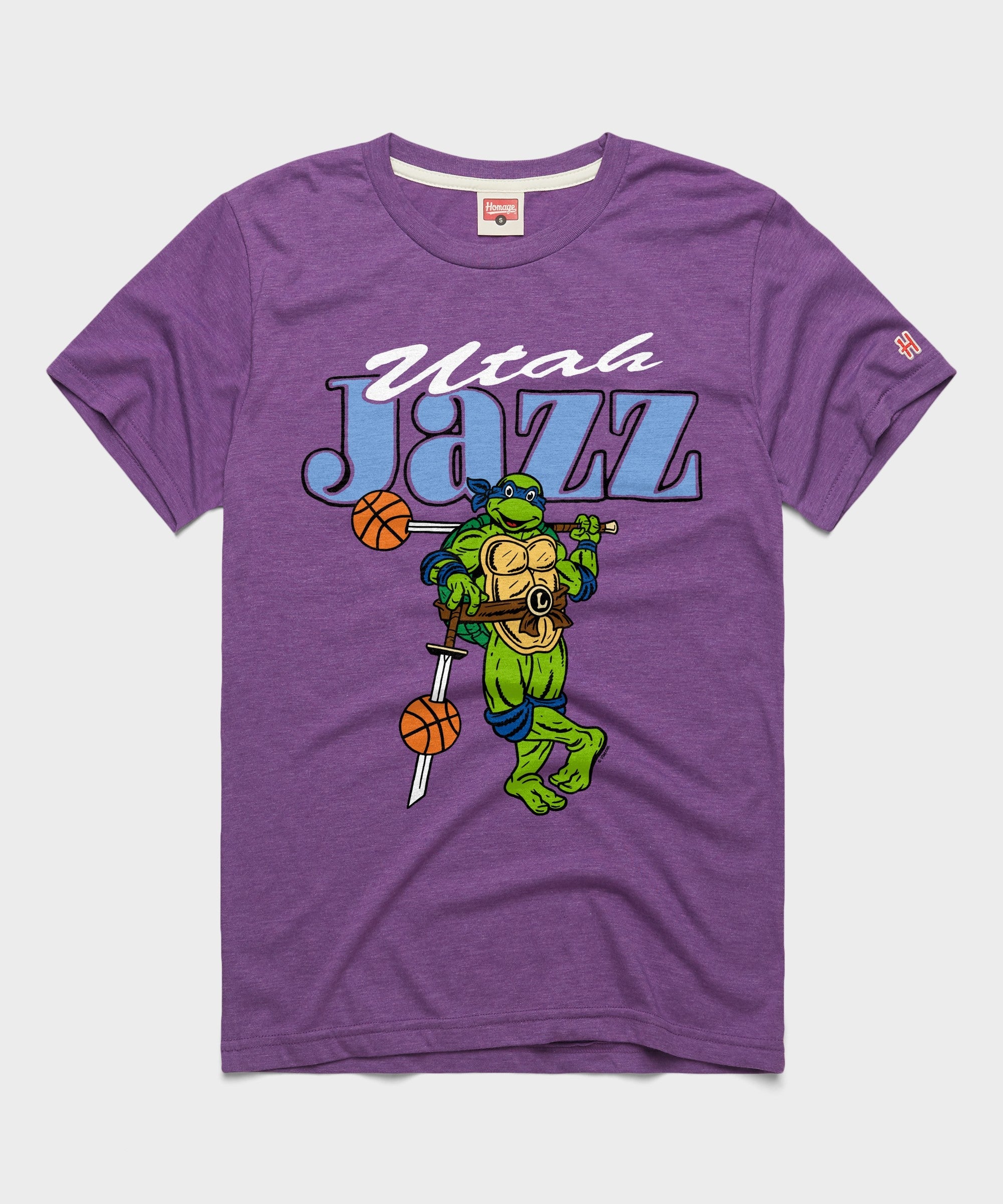 TMNT Leonardo X Utah Jazz Royal Purple