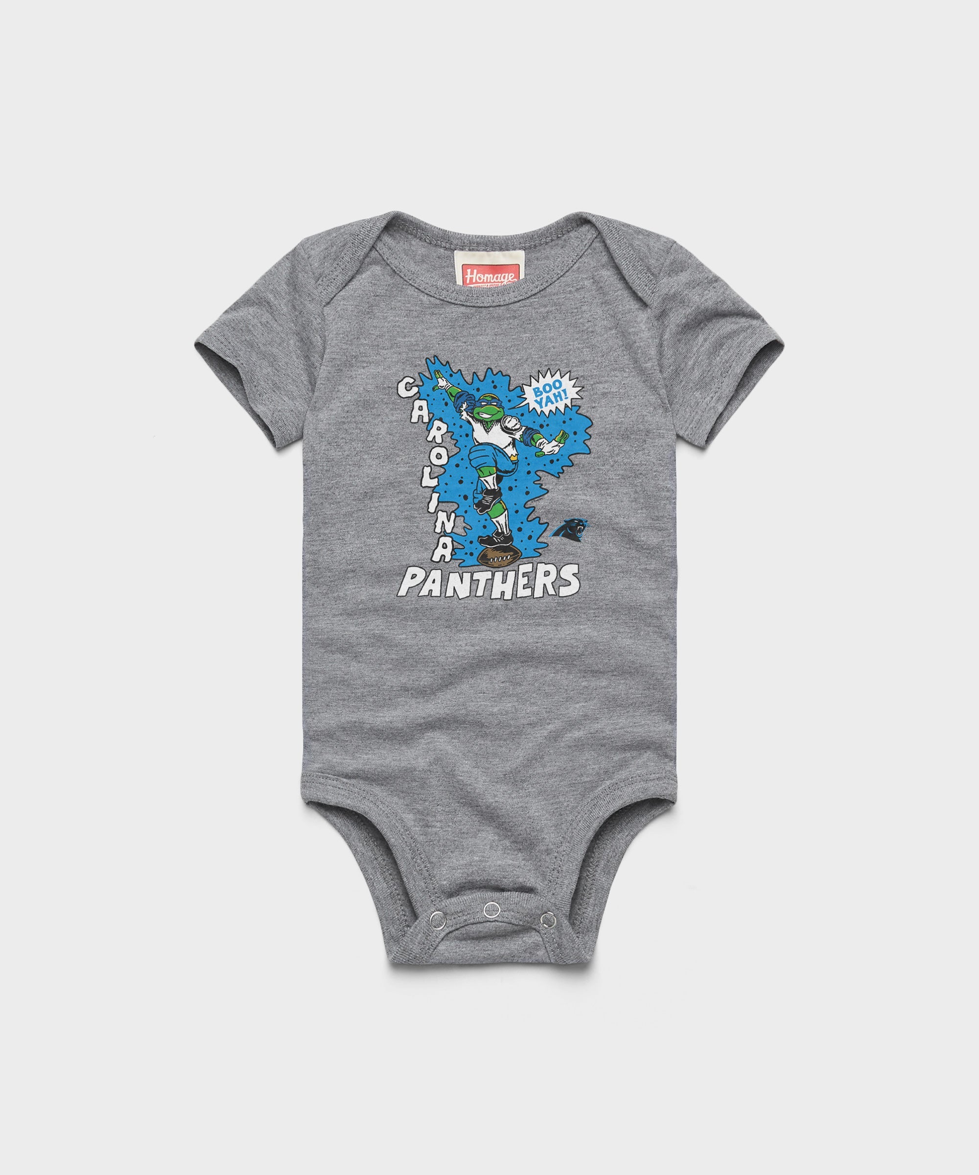 TMNT Leonardo x Carolina Panthers Baby One Piece