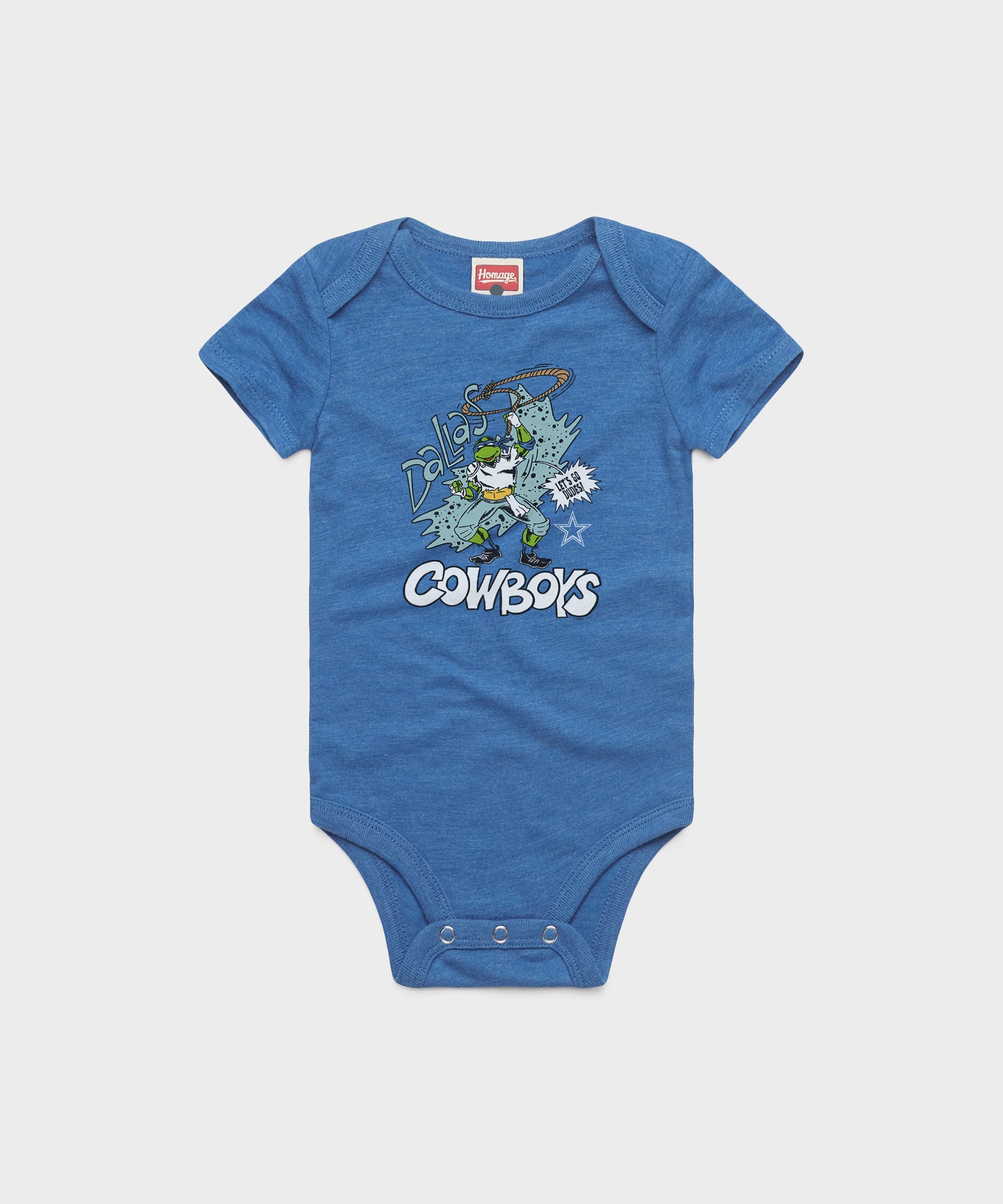 TMNT Leonardo x Dallas Cowboys Baby One Piece
