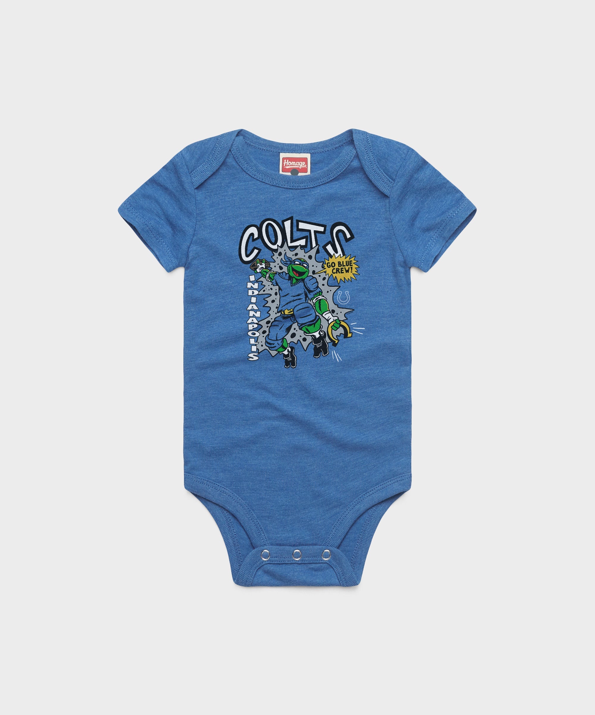 TMNT Leonardo x Indianapolis Colts Baby One Piece