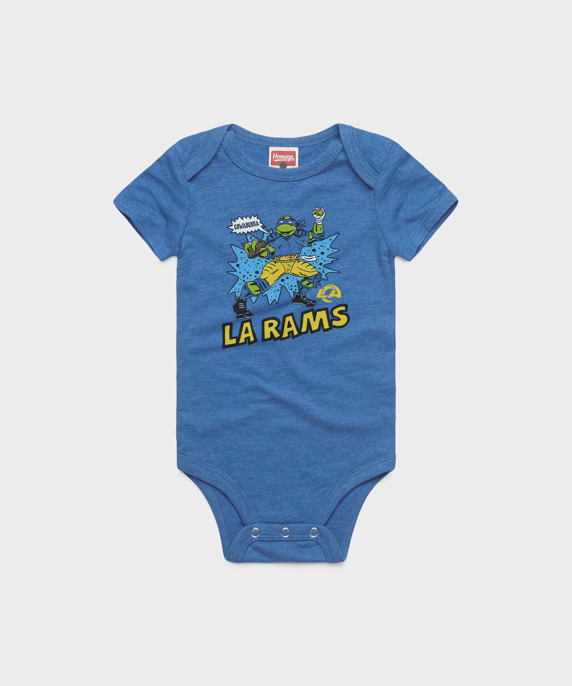 TMNT Leonardo x Los Angeles Rams Baby One Piece
