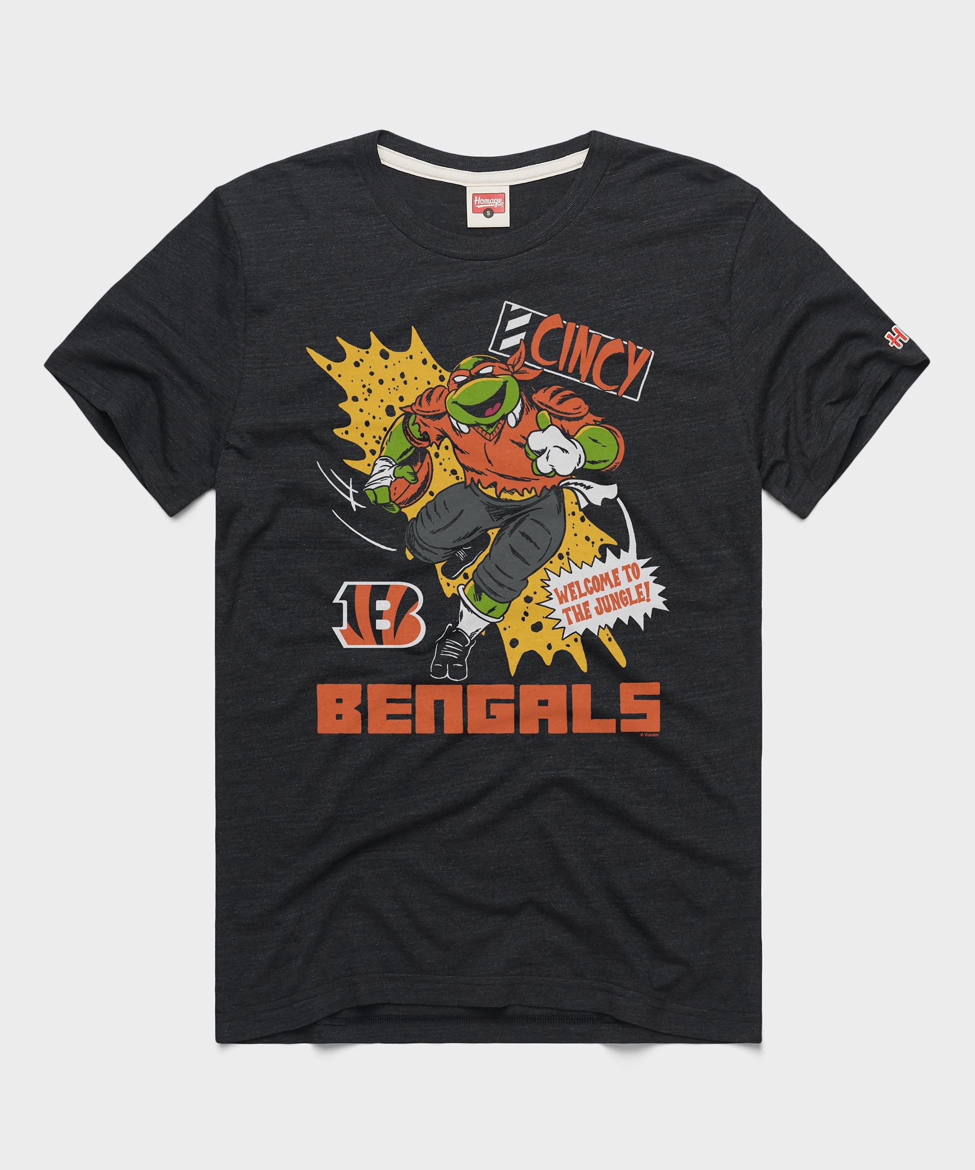 TMNT Michelangelo x Cincinnati Bengals Charcoal