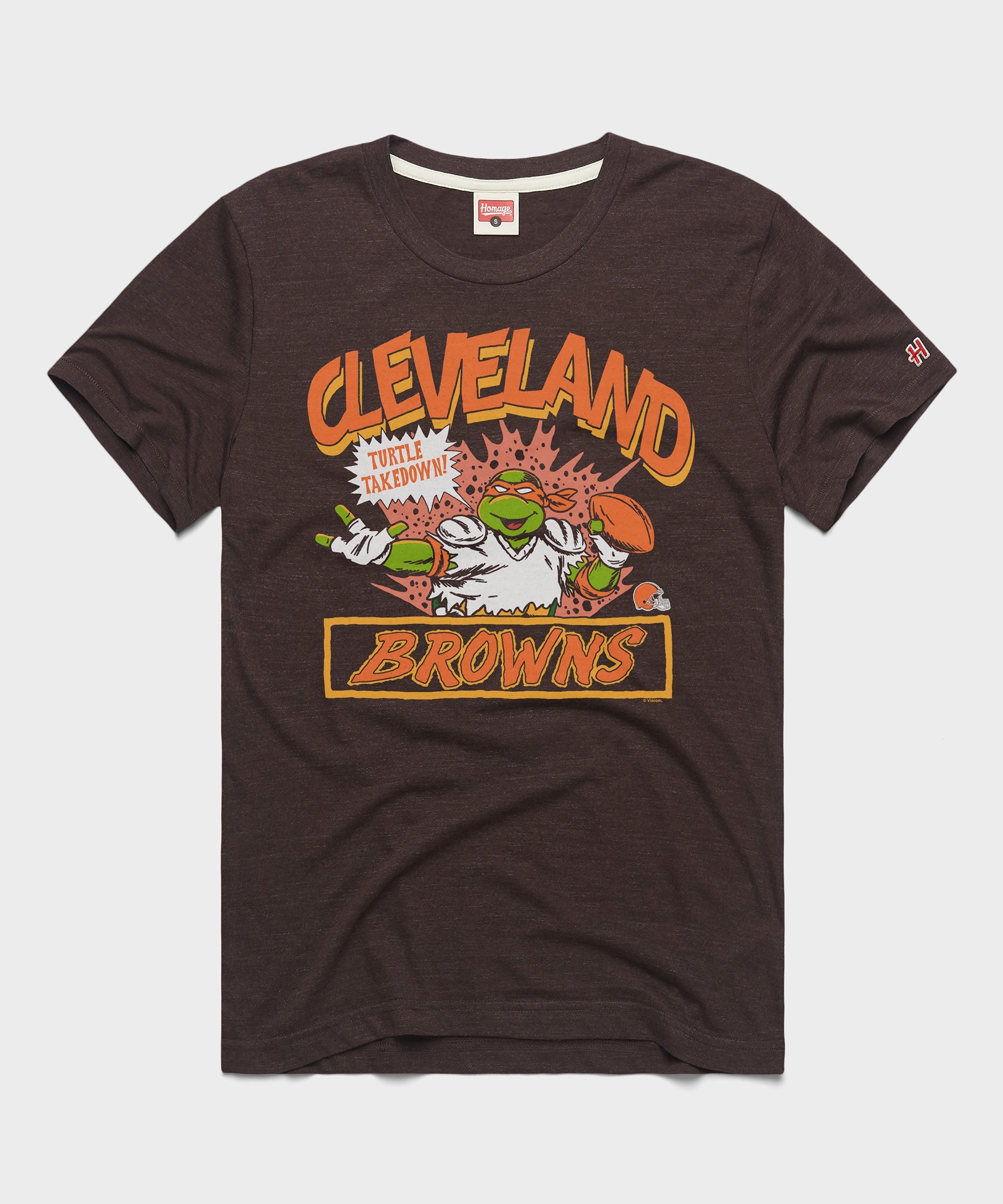 TMNT Michelangelo x Cleveland Browns Brown