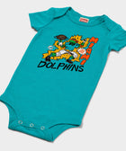 TMNT Michelangelo x Miami Dolphins Baby One Piece