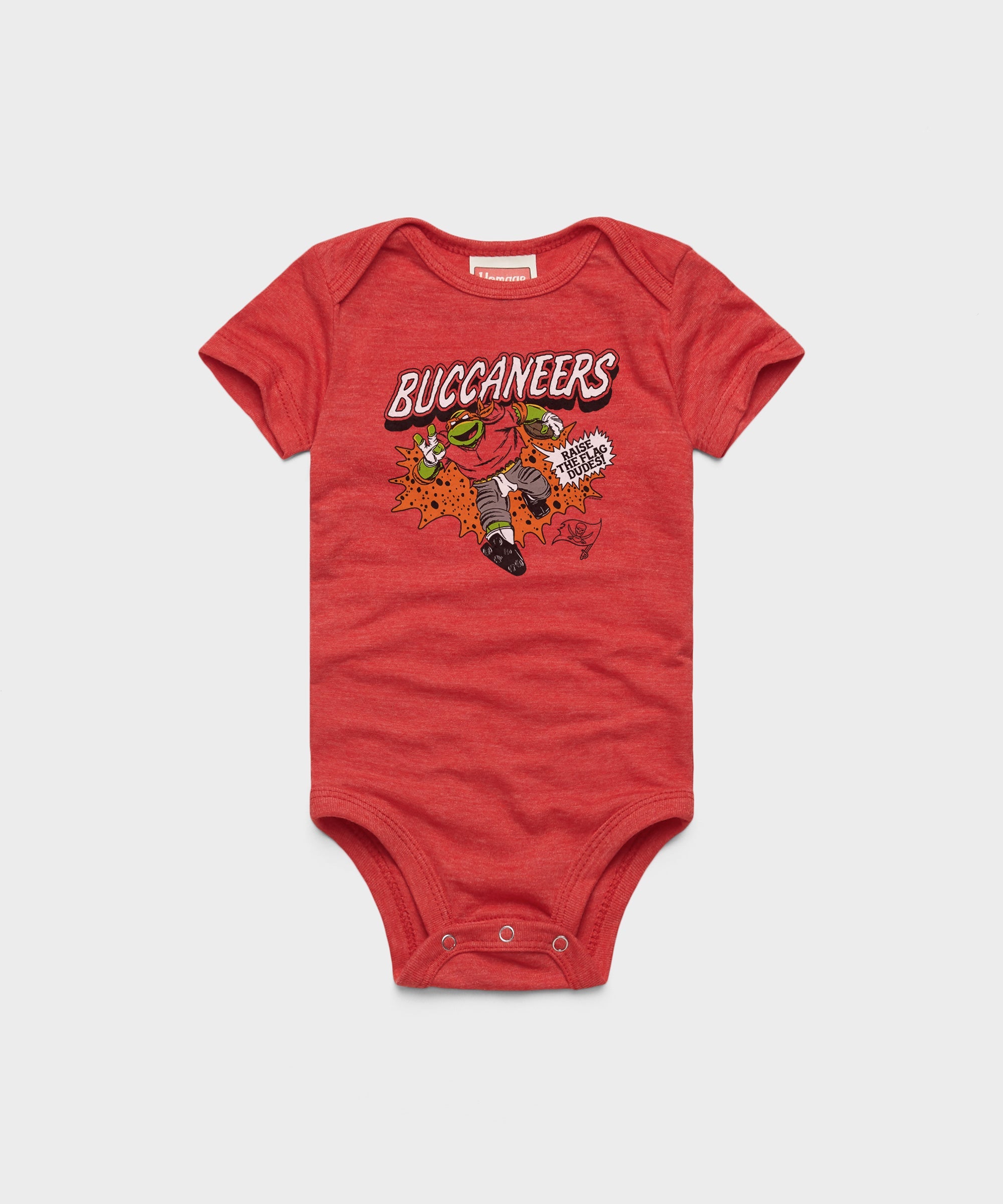 TMNT Michelangelo x Tampa Bay Buccaneers Baby One Piece