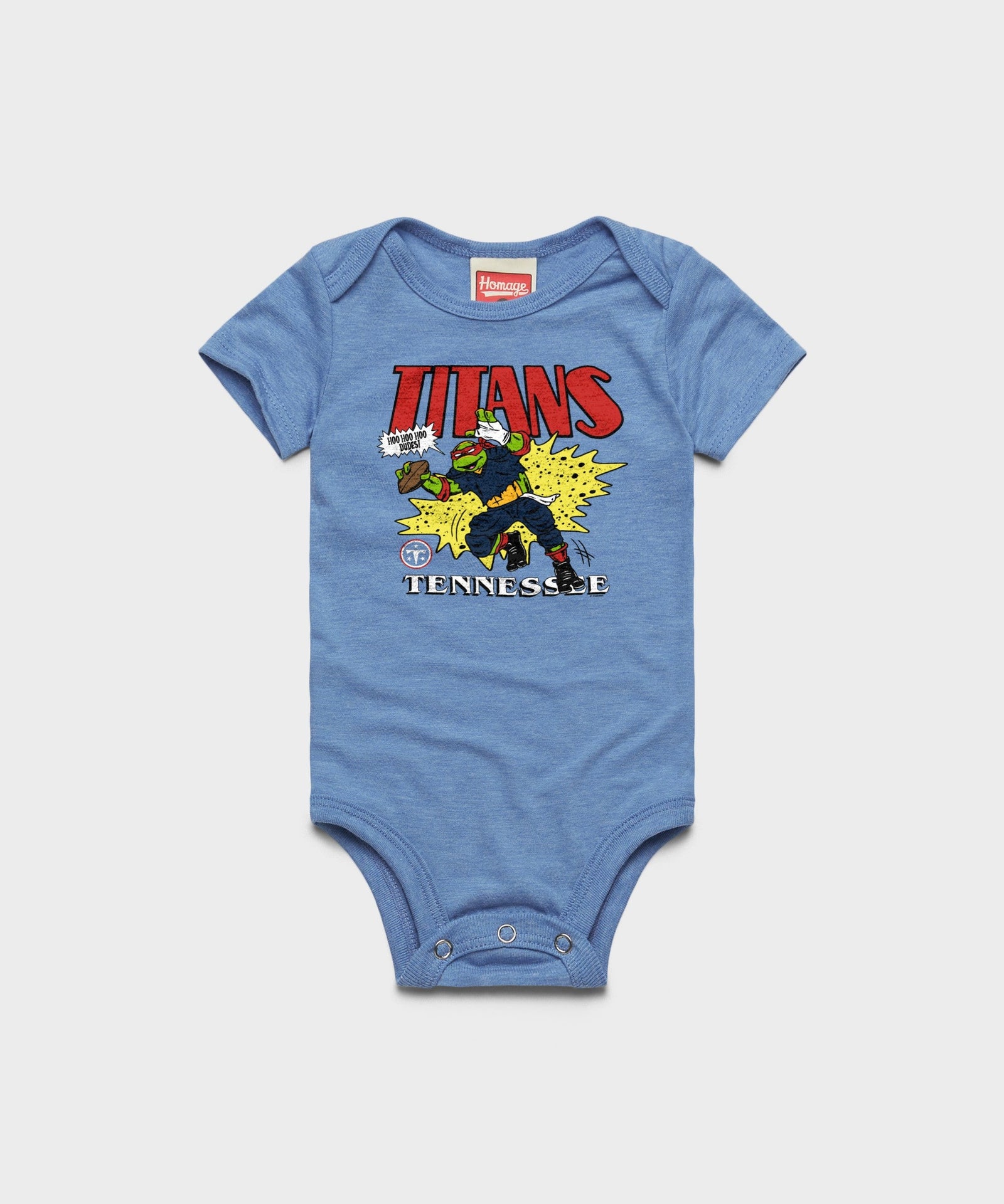 TMNT Raphael X Tennessee Titans Baby One Piece