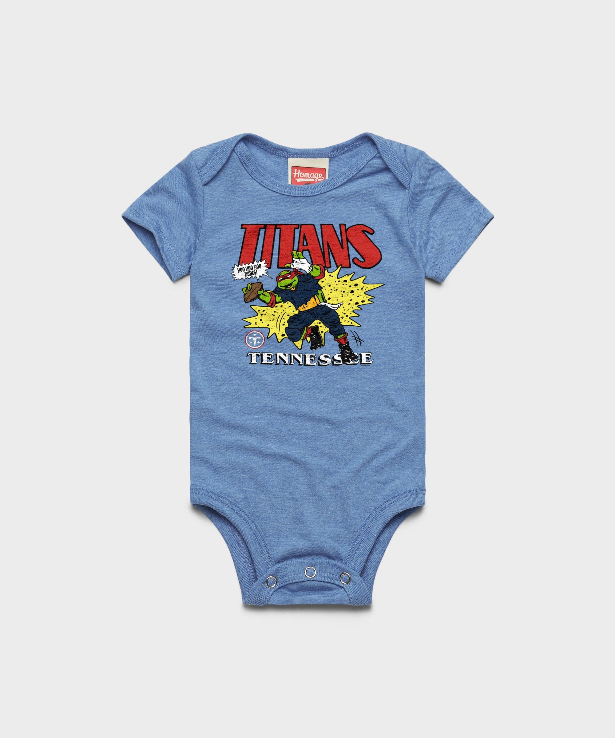 TMNT Raphael X Tennessee Titans Baby One Piece